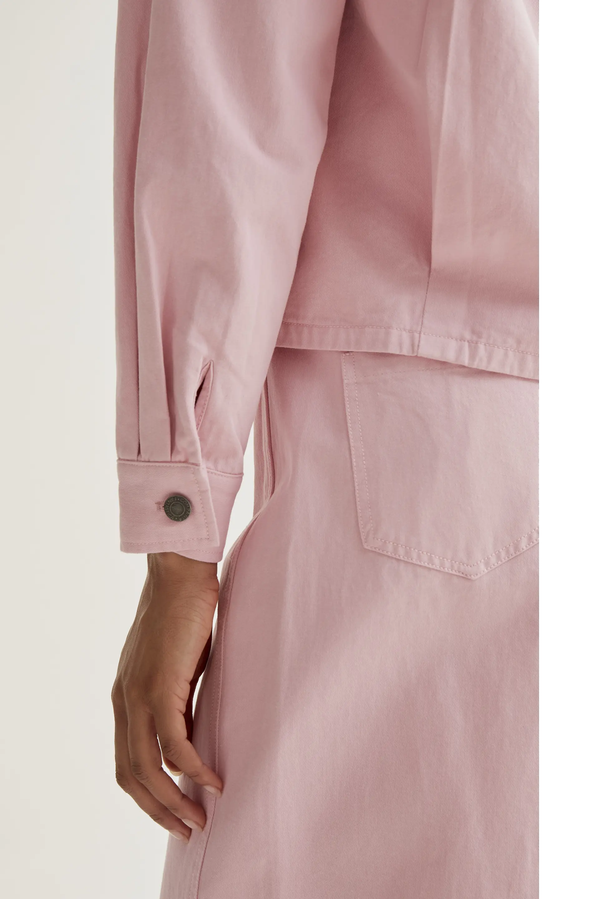 Chaqueta 100% algodón rosa - Image 3