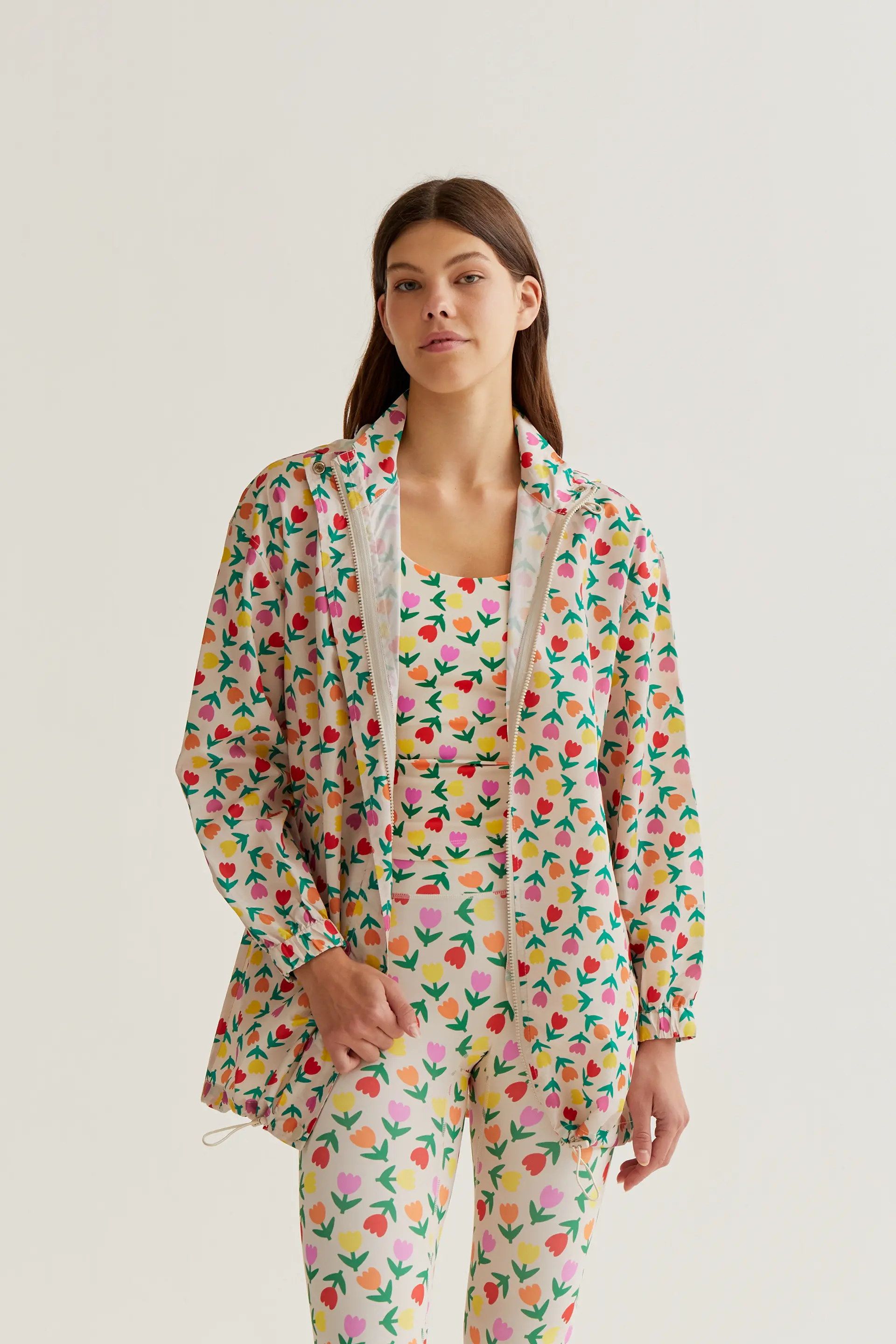Chaqueta con estampado Multicolor Tulips