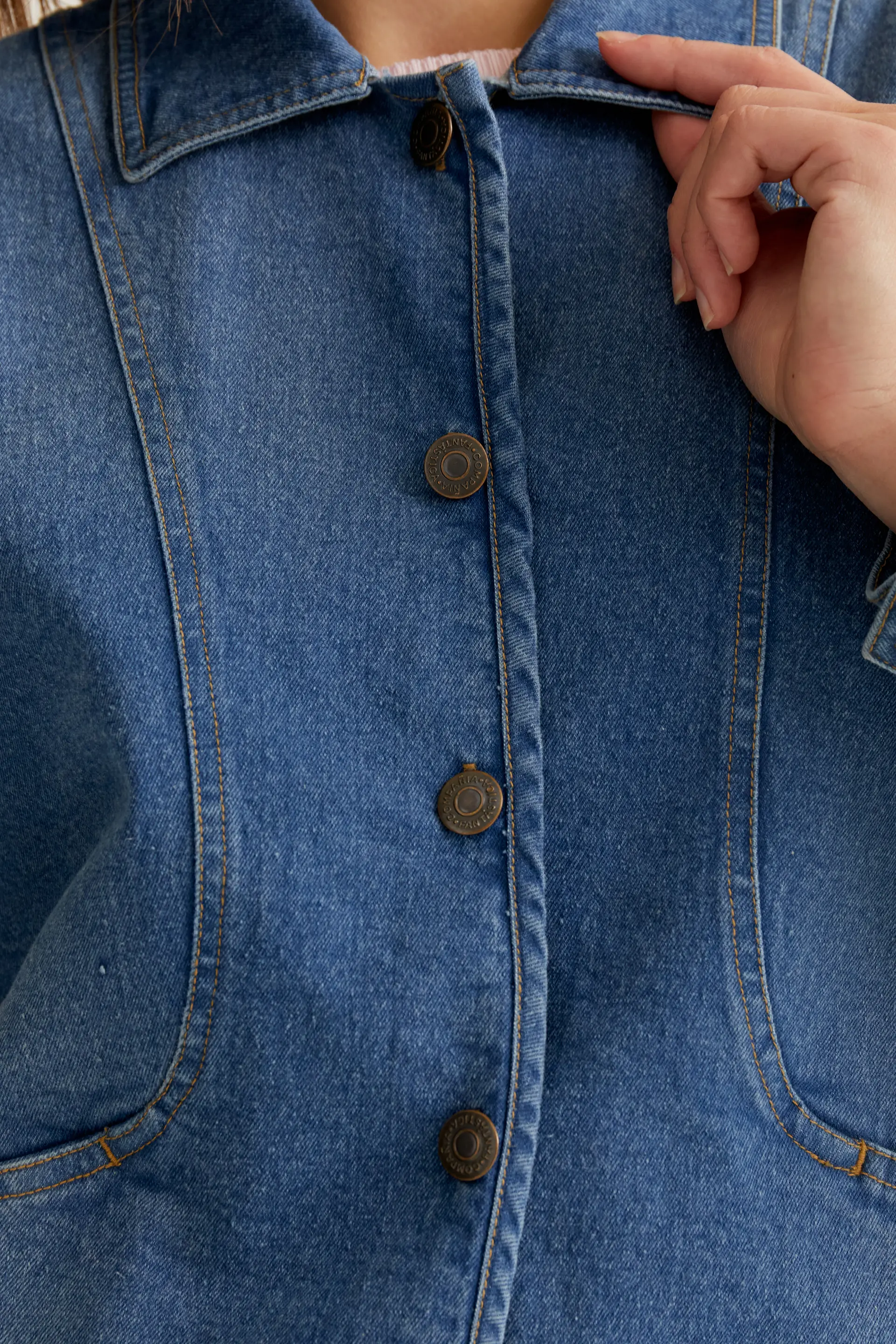 Chaqueta vaquera azul - Image 3