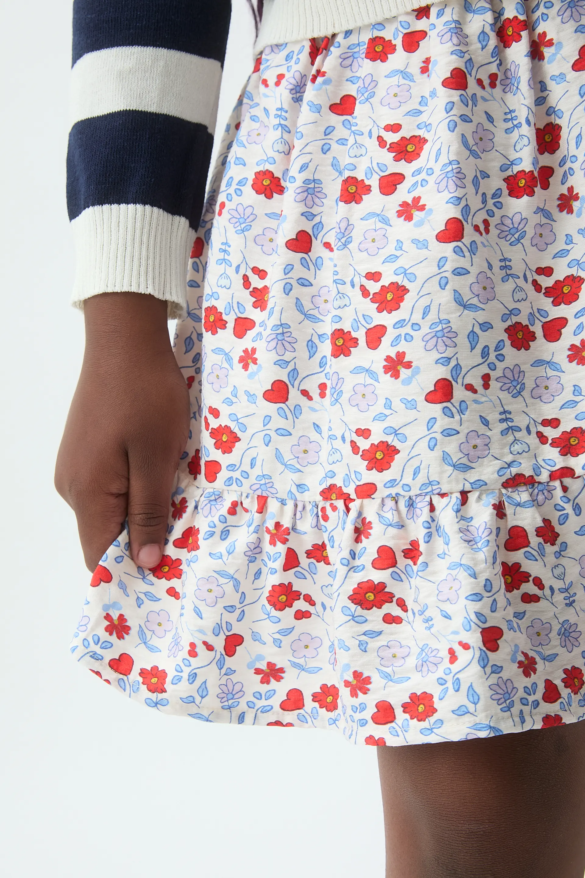 Falda corta de niña con estampado Cute - Image 3