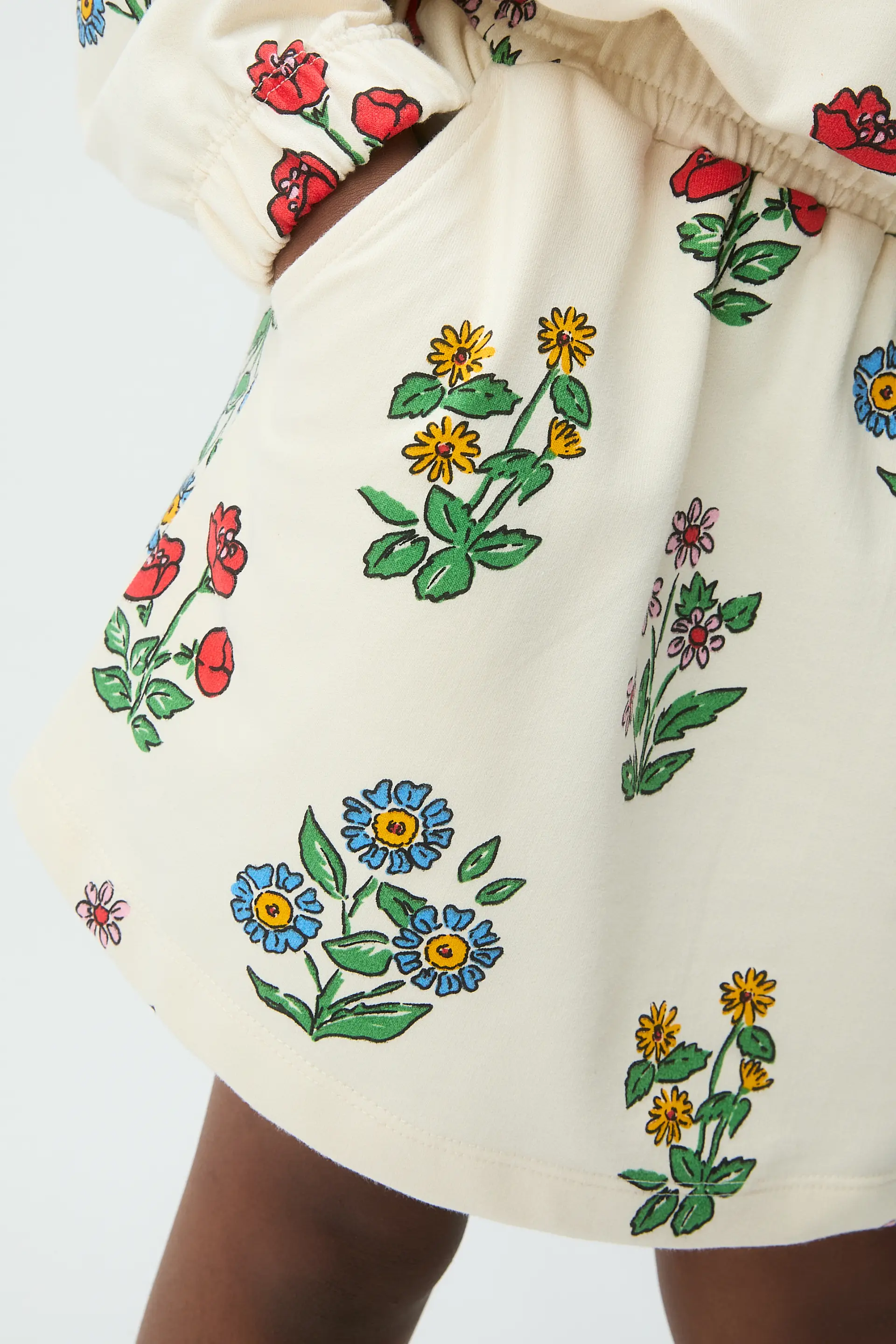 Falda corta de niña con estampado Gardener - Image 3