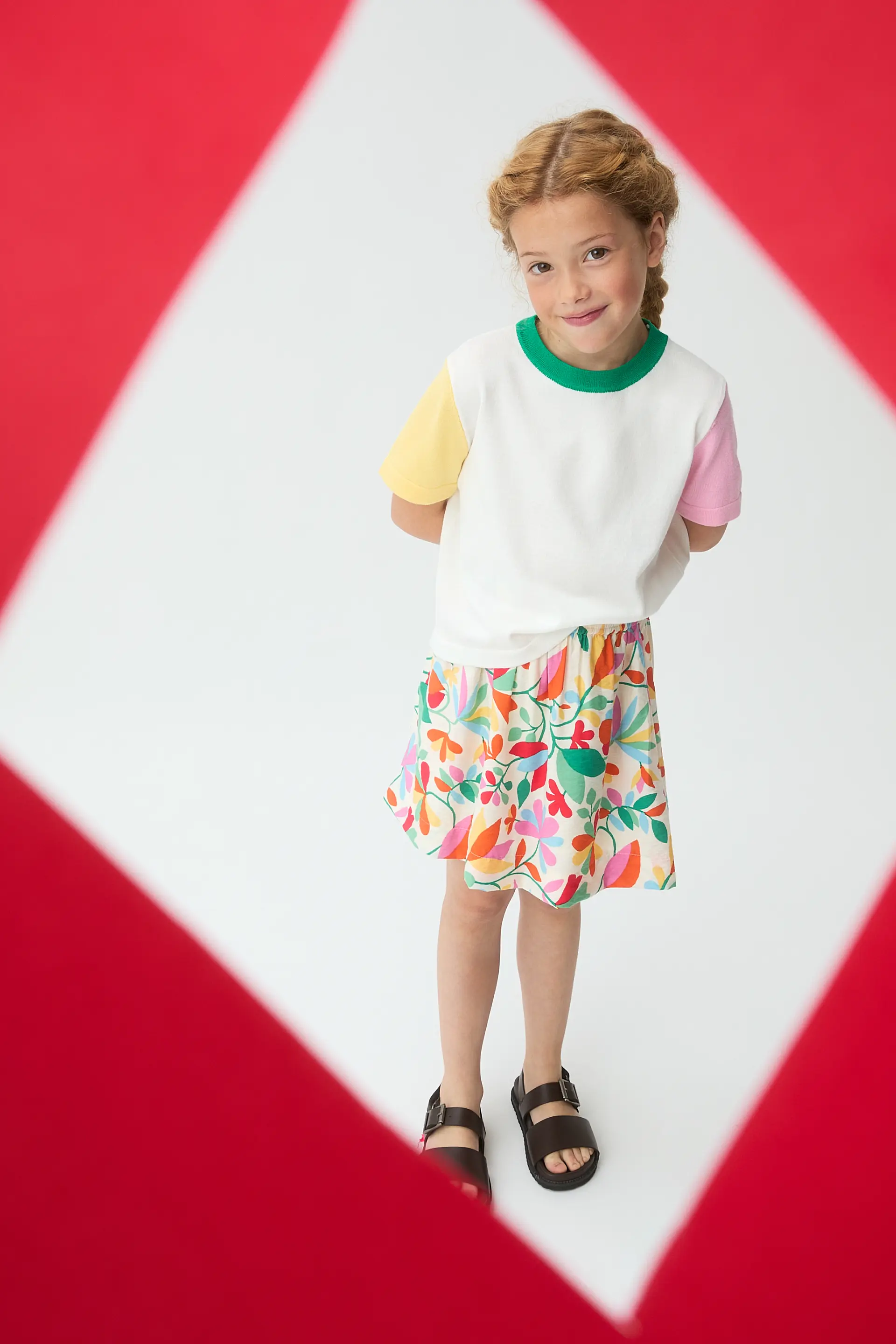 Falda corta de niña con estampado Lotto - Image 4