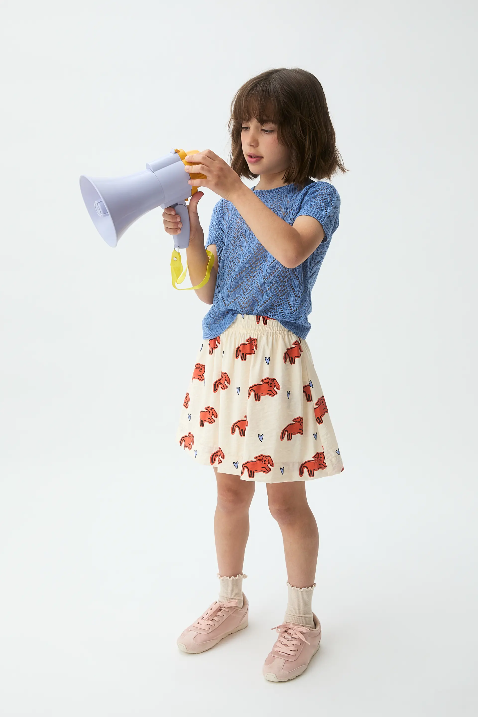 Falda corta de niña con estampado Tochi - Image 4