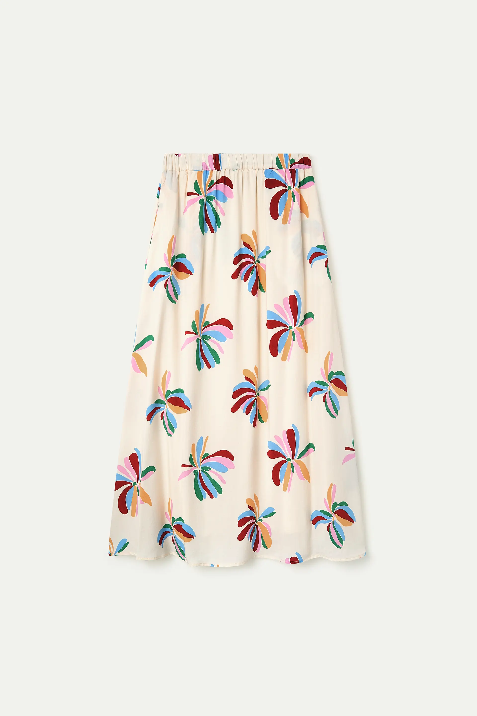 Falda larga con estampado Monarda - Image 2