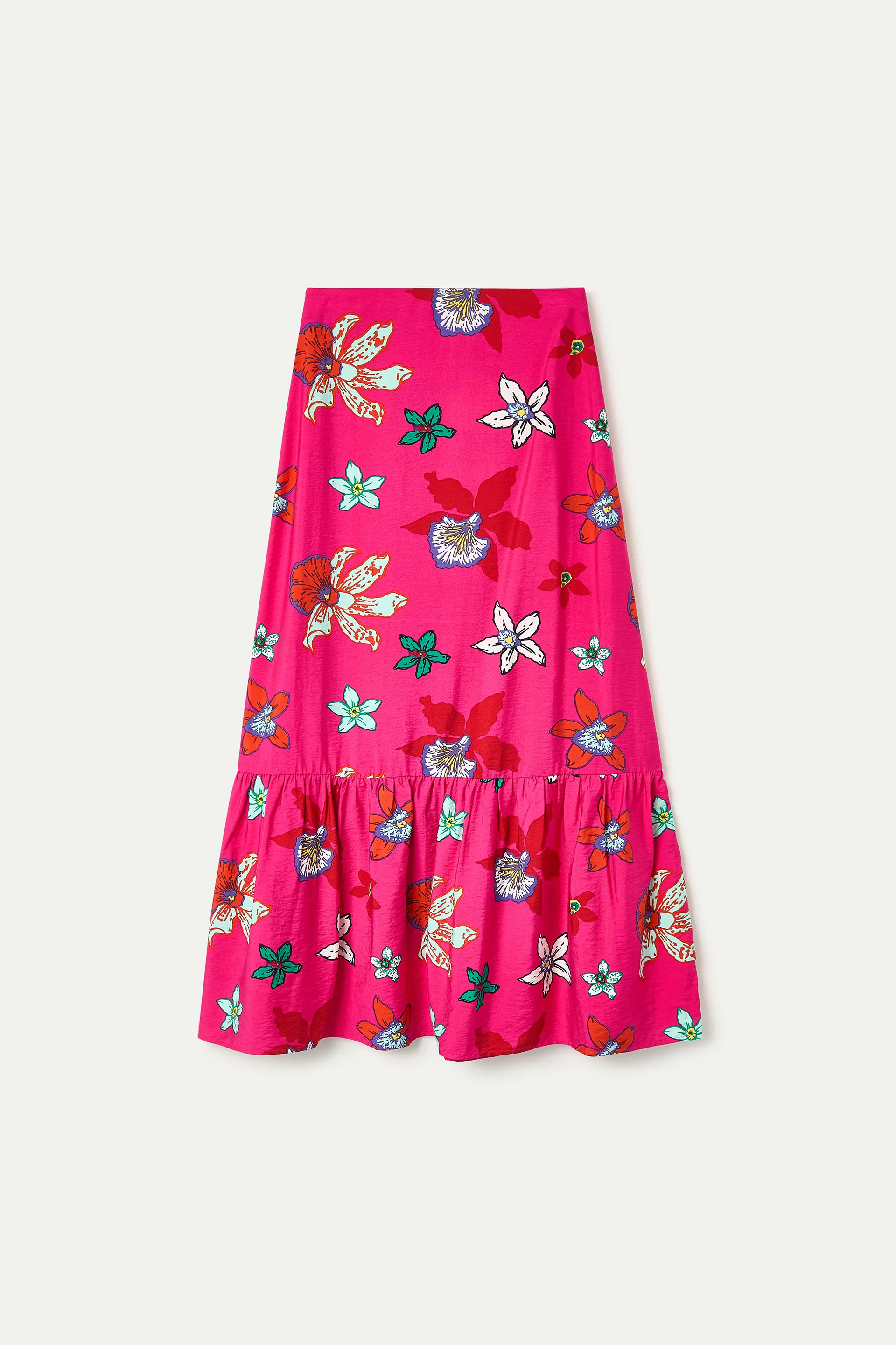 Falda larga con estampado Vanda - Image 2