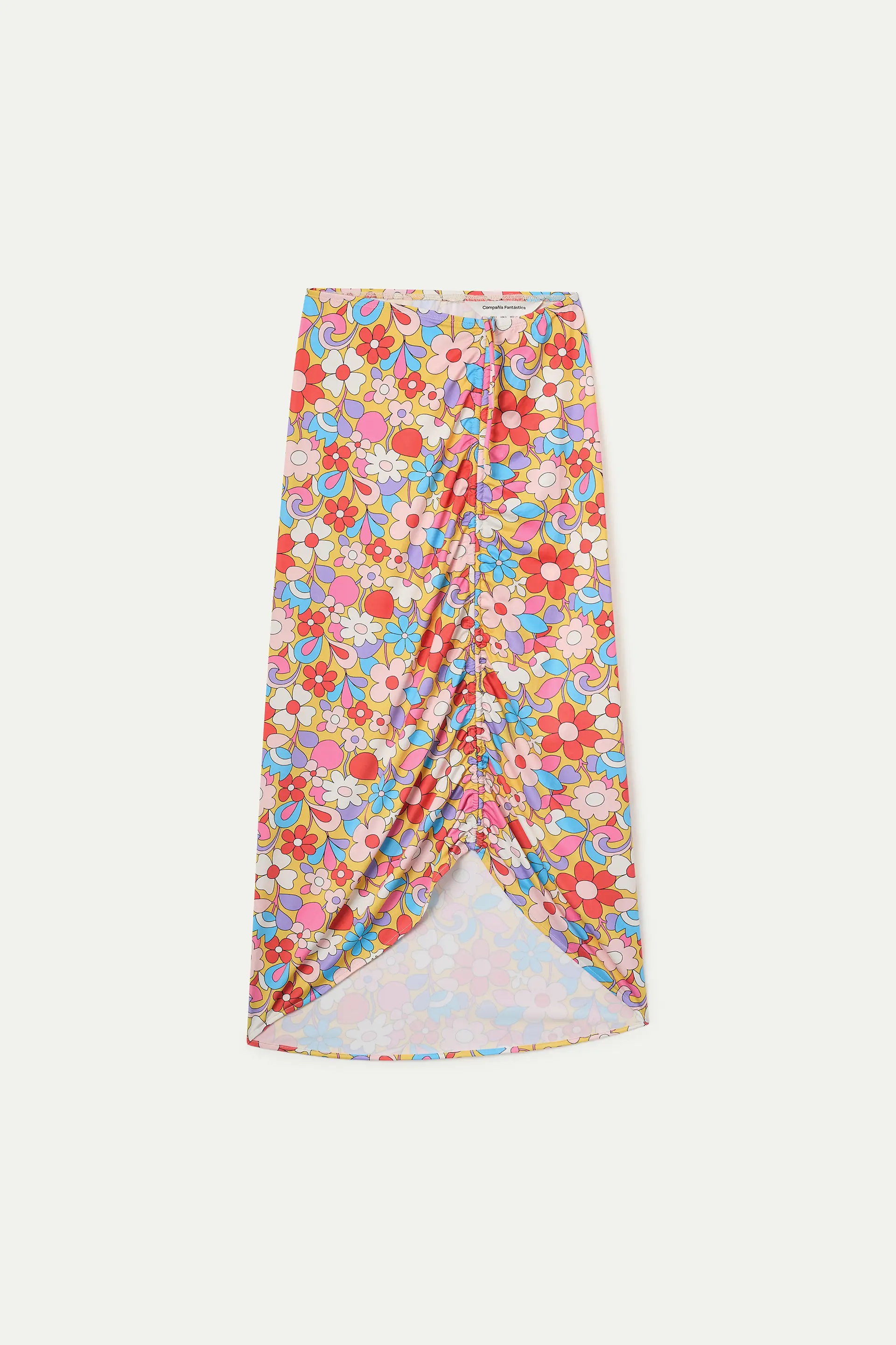 Falda midi con estampado Bloom - Image 2