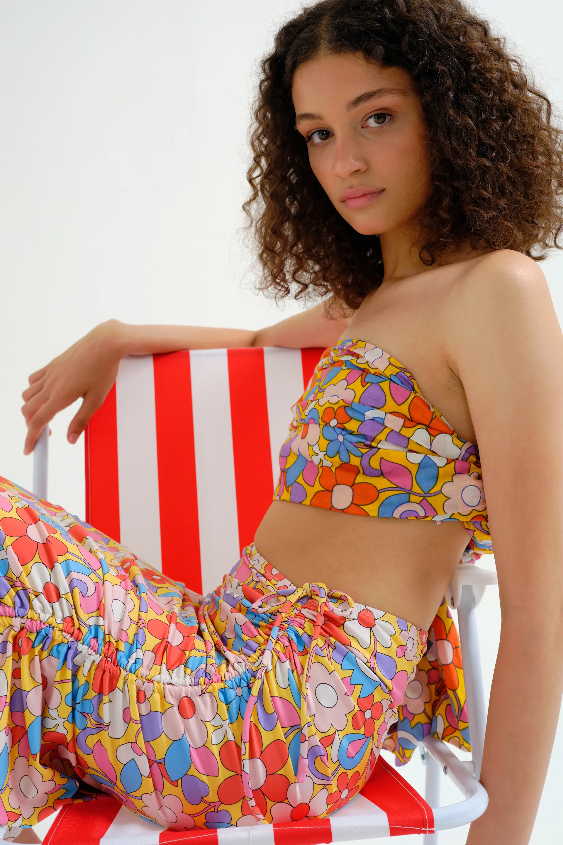 Falda midi con estampado Bloom - Image 5