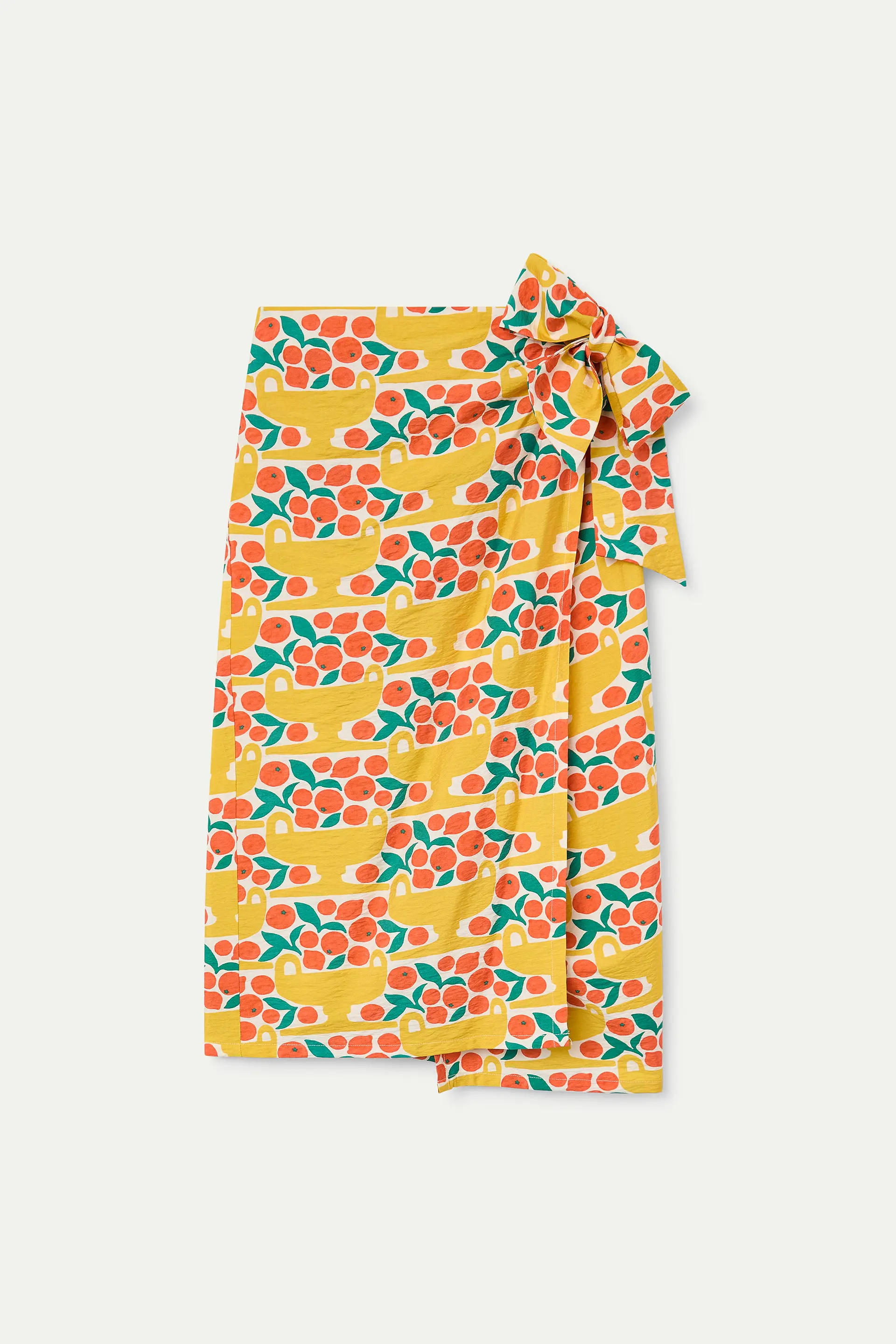 Falda midi con estampado Citrus - Image 2