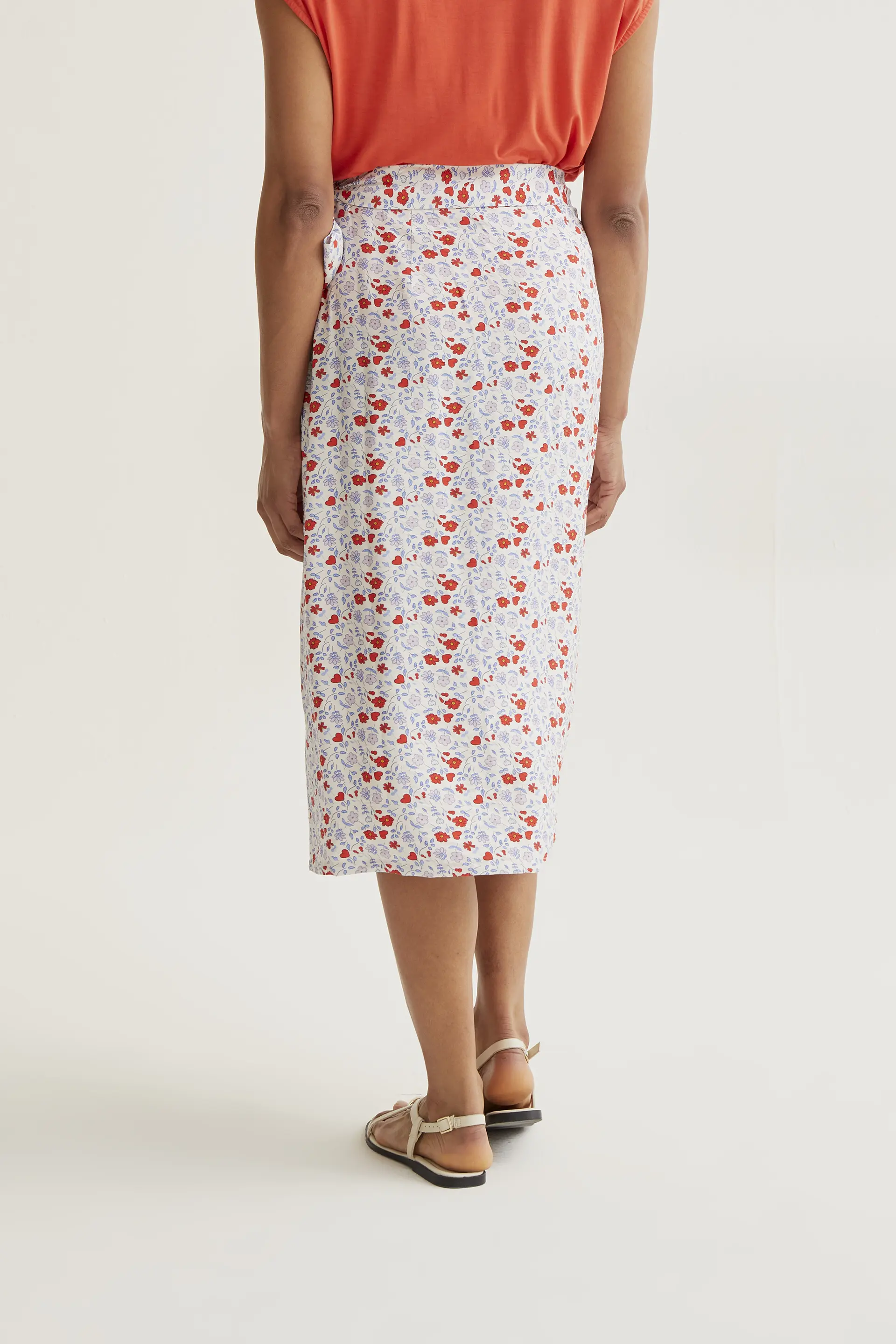 Falda midi con estampado Cute - Image 3