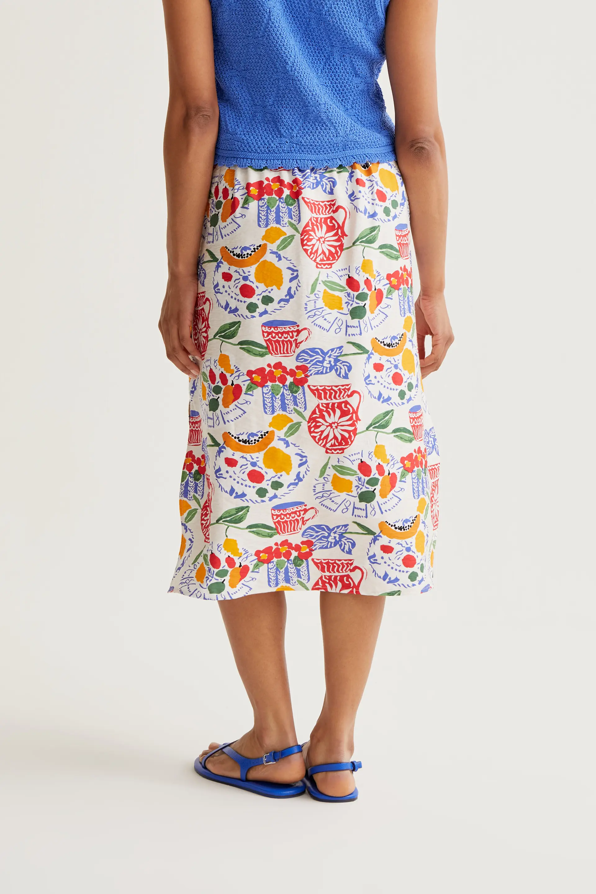 Falda midi con estampado Lush - Image 3