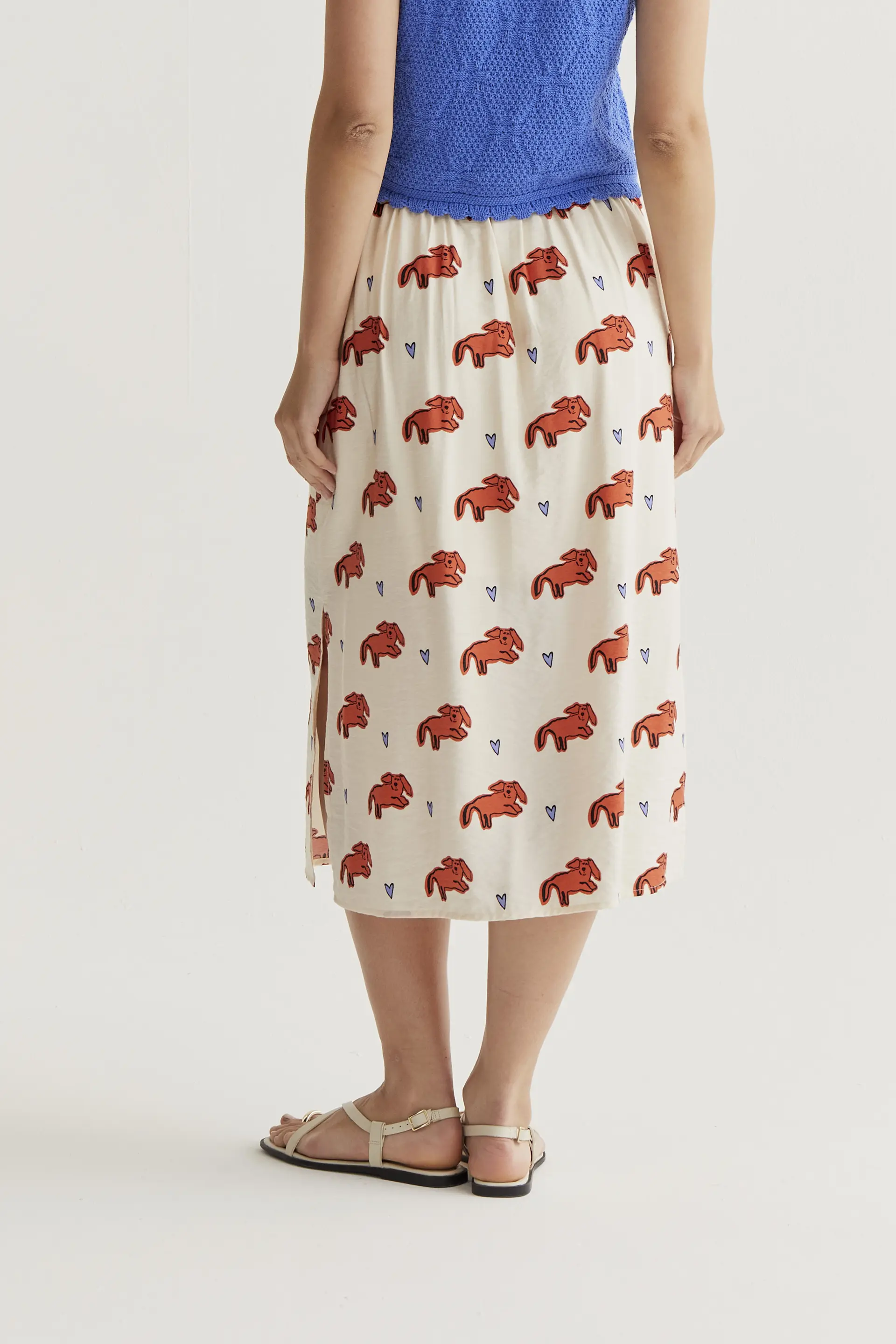 Falda midi con estampado Tochi - Image 3