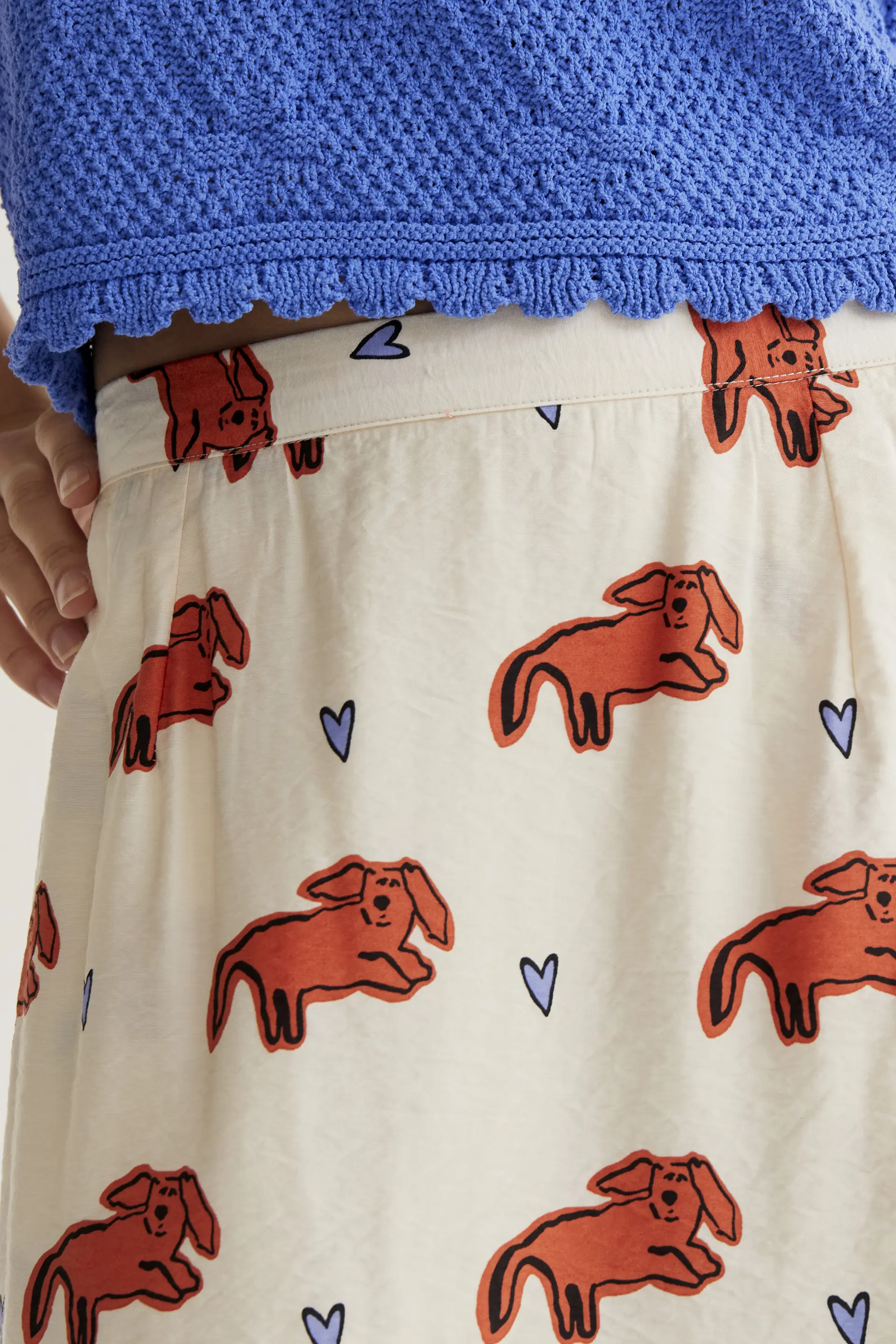 Falda midi con estampado Tochi - Image 4