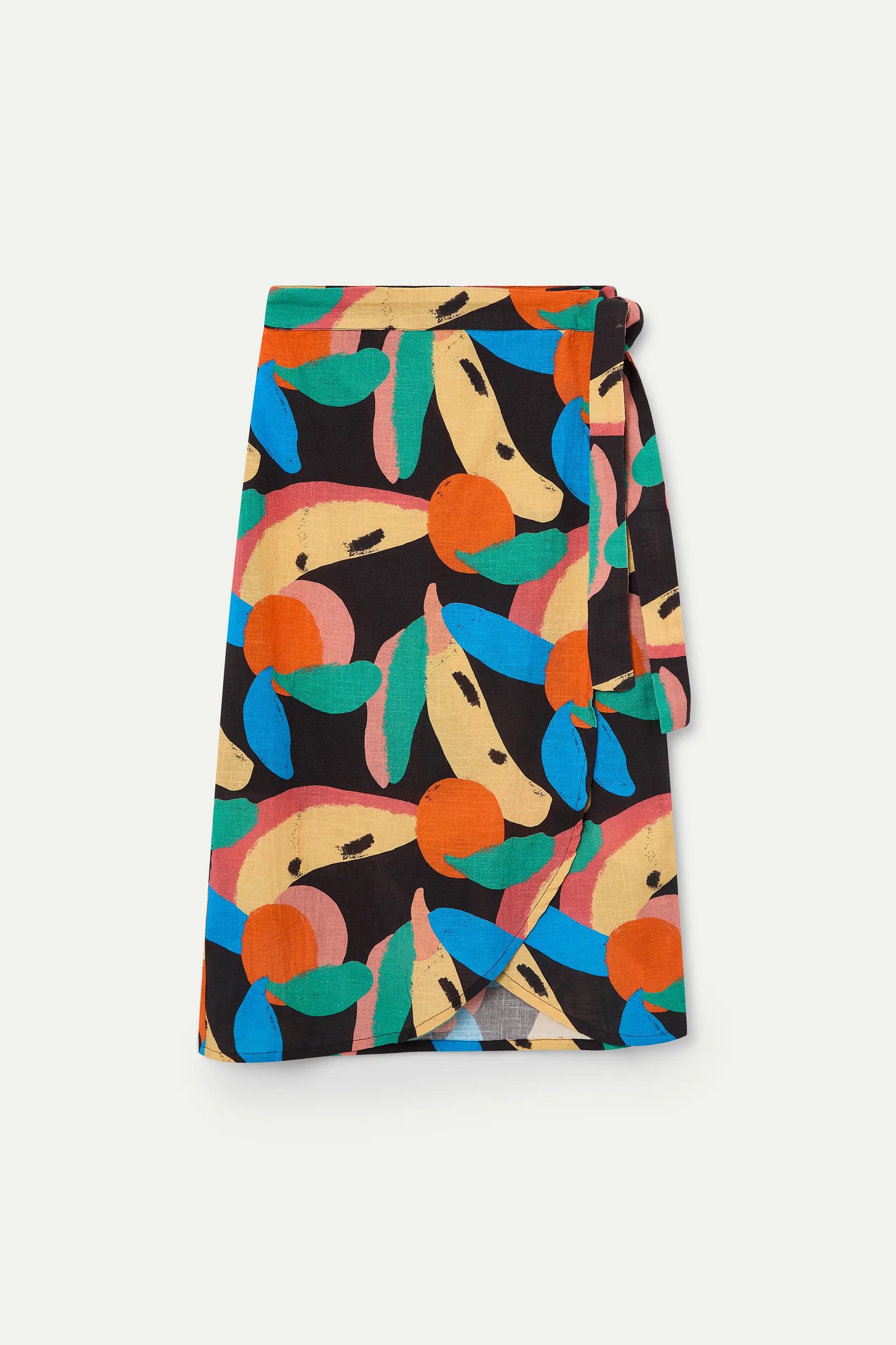 Falda midi con estampado Tutti Frutti Big - Image 2