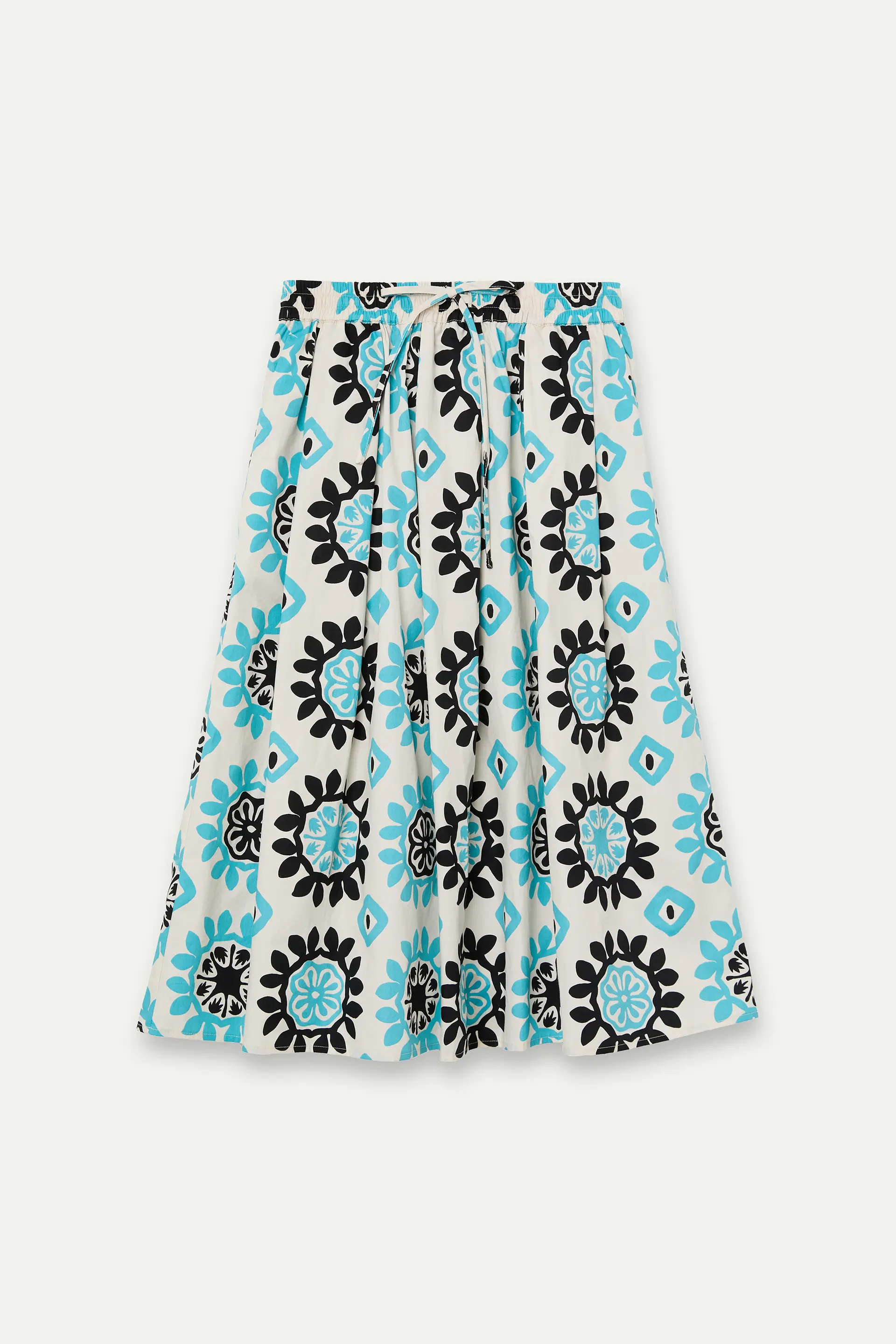Falda midi con estampado Waterfall - Image 2
