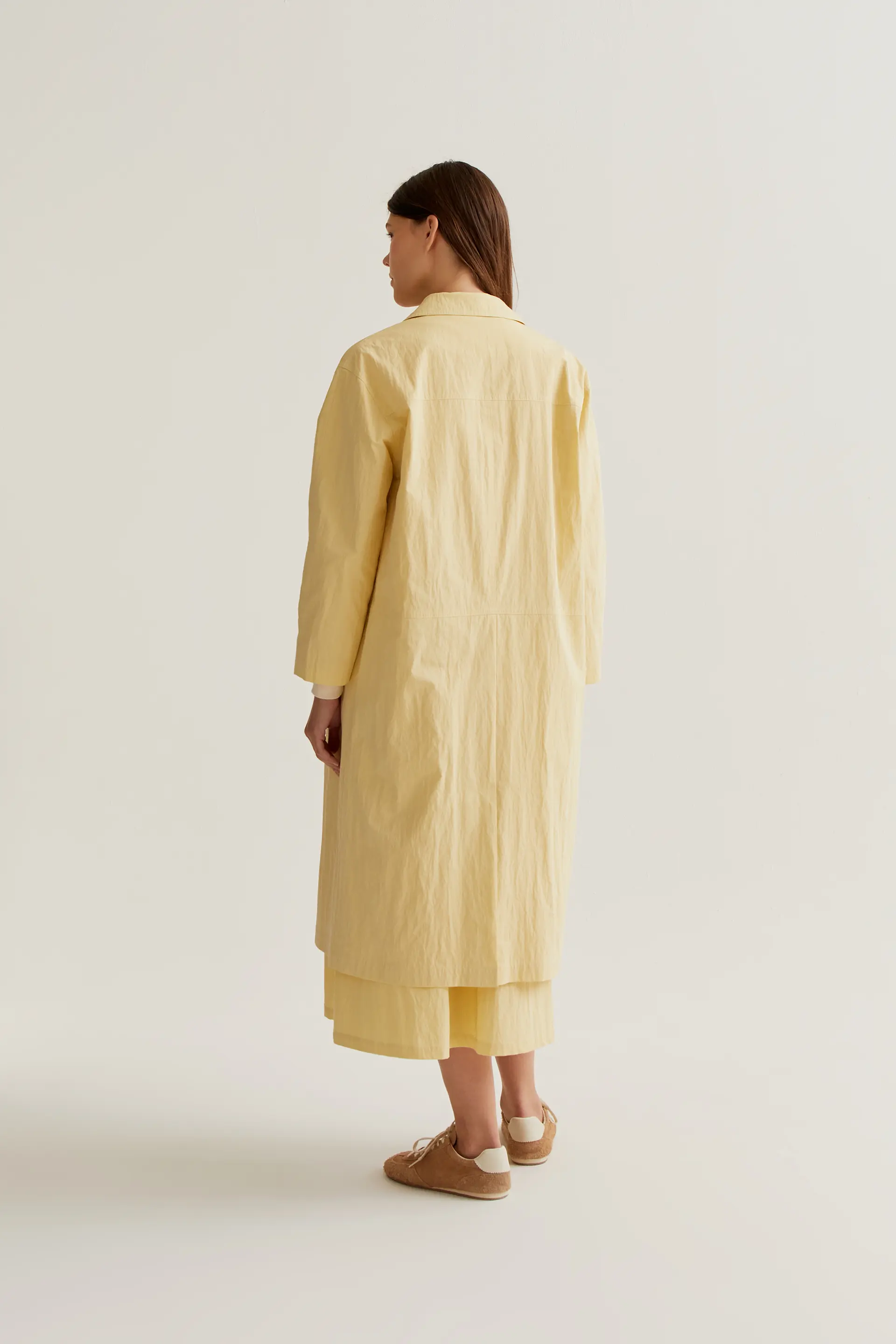 Gabardina amarillo claro - Image 3