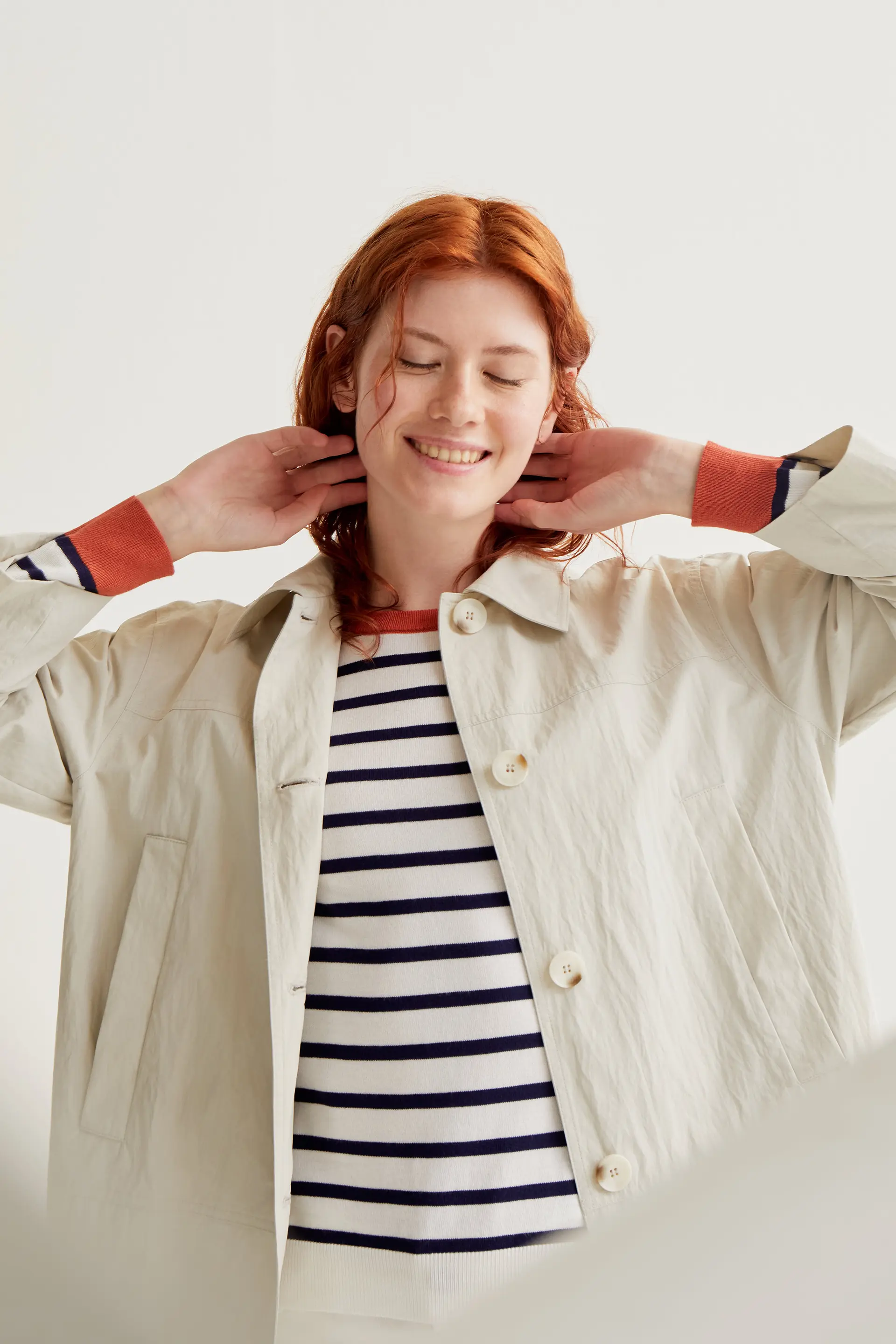 Gabardina blanco roto - Image 6