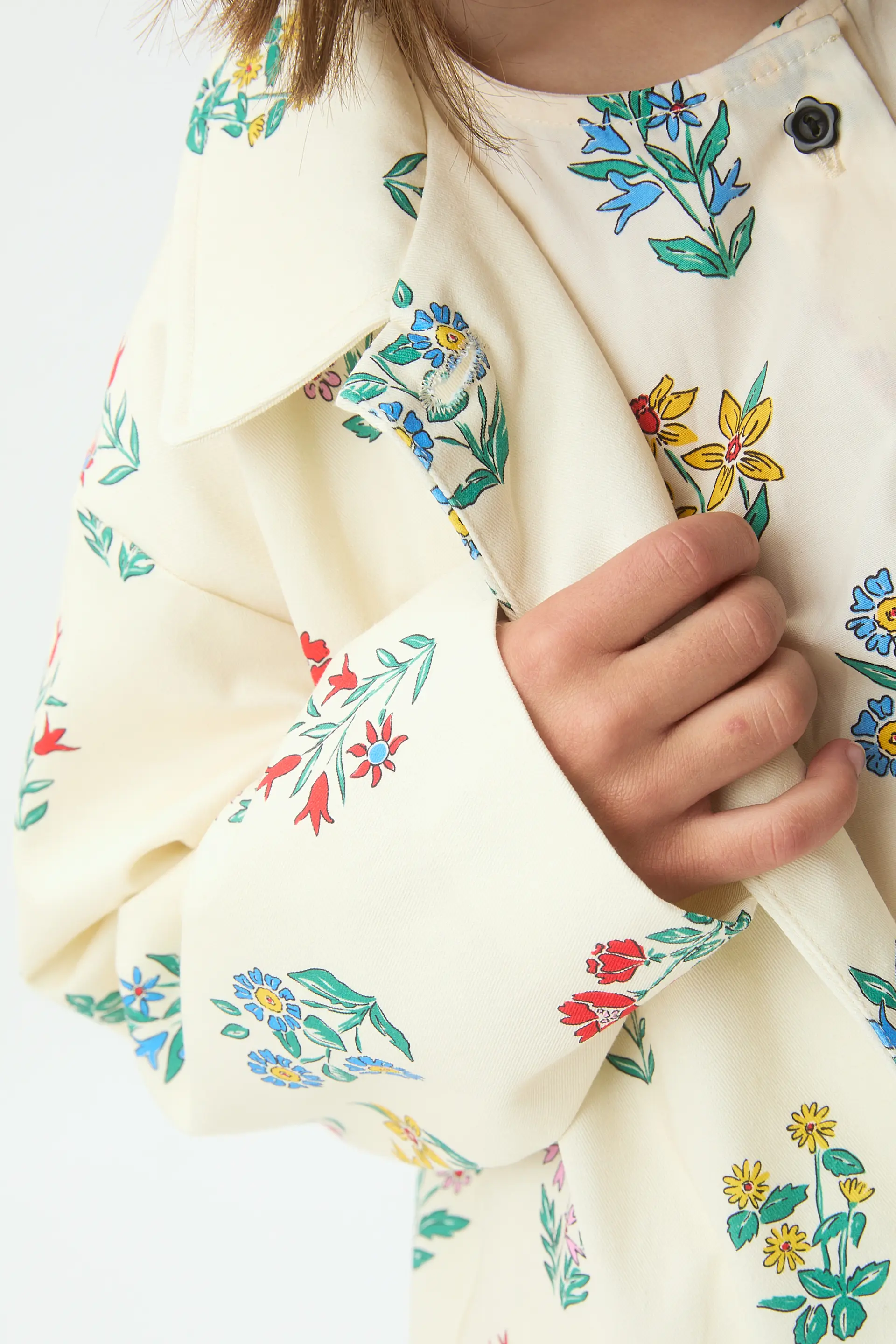 Gabardina de niña con estampado Gardener - Image 3