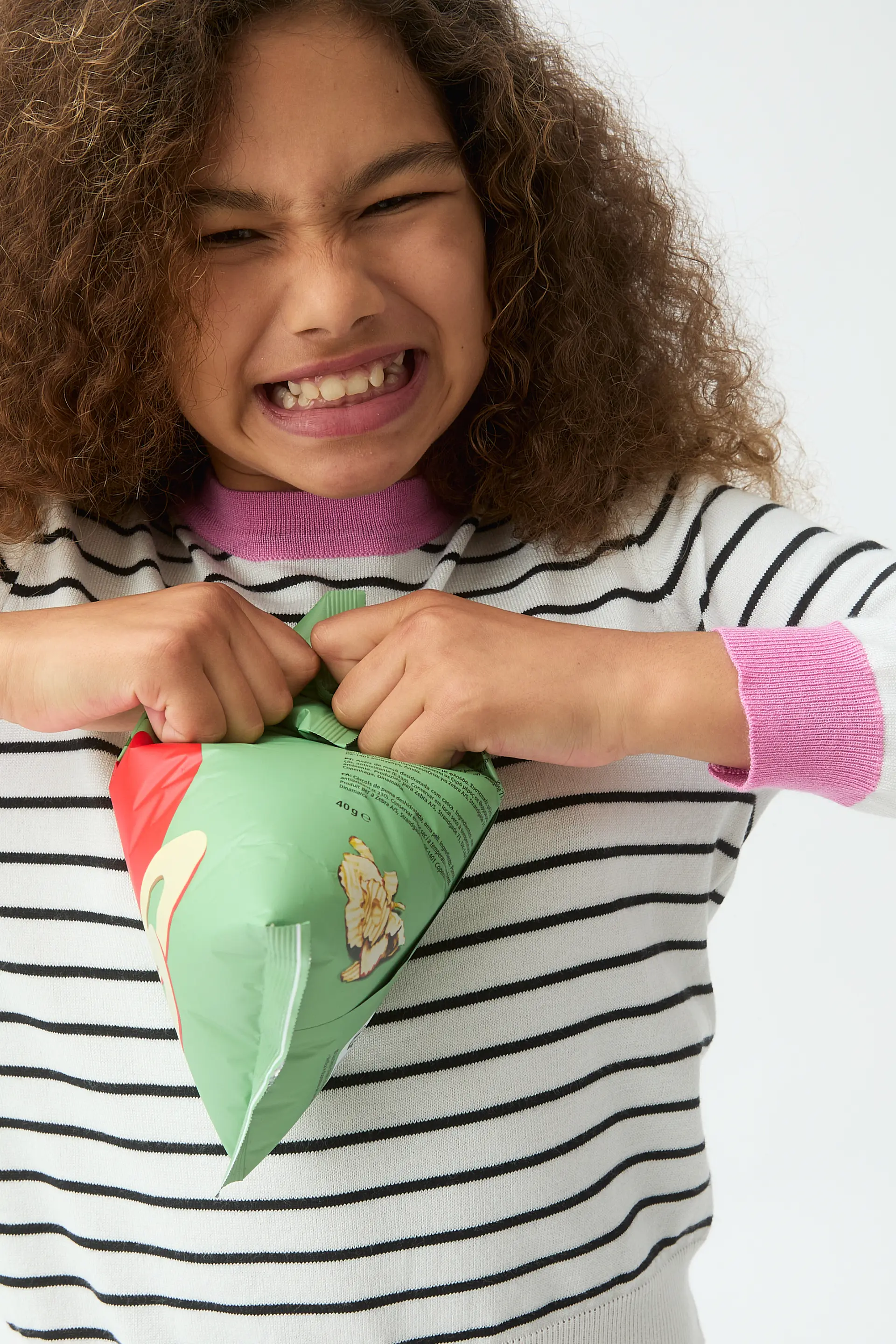 Jersey de niña con cuello rosado - Image 4