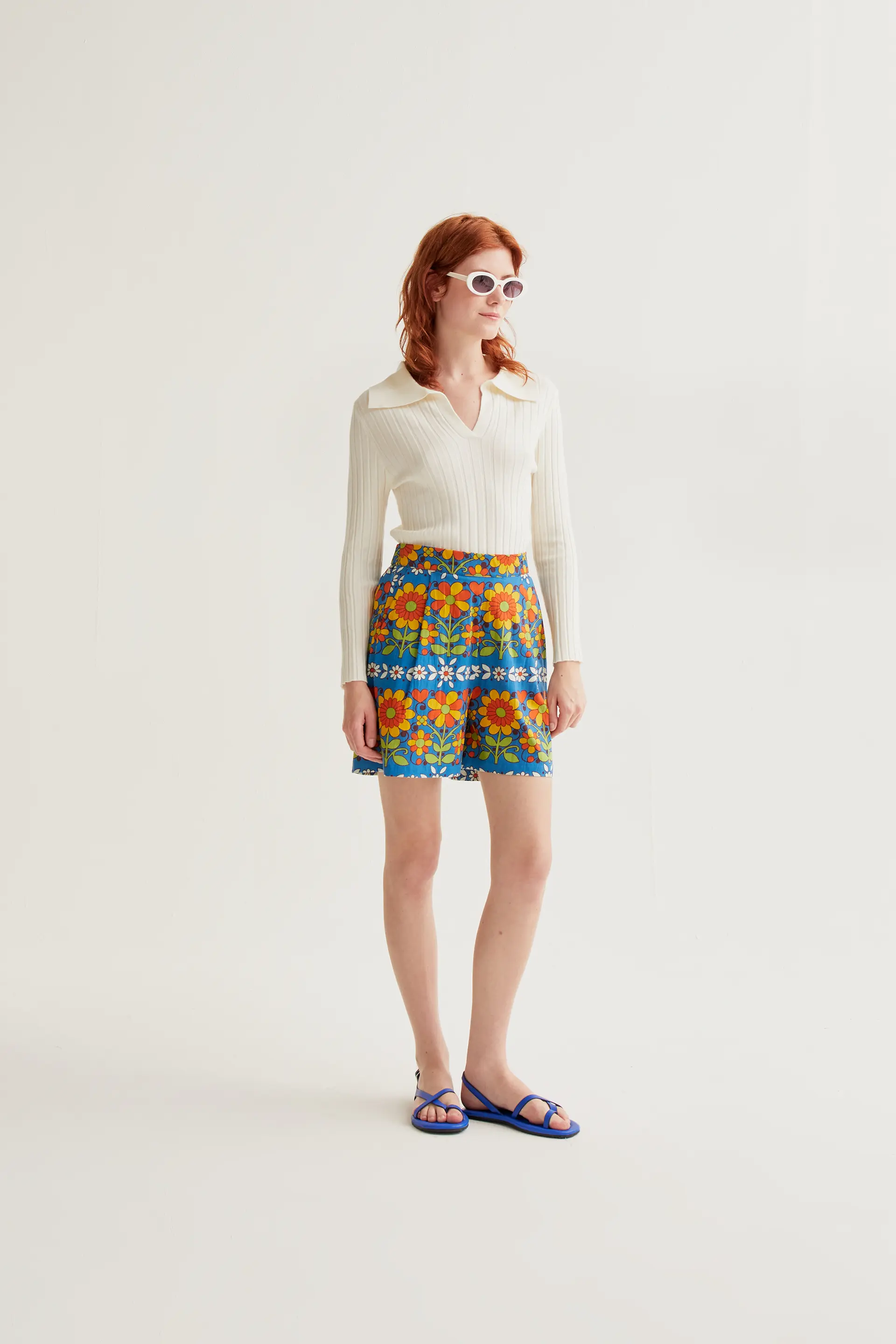Jersey de punto blanco roto - Image 5