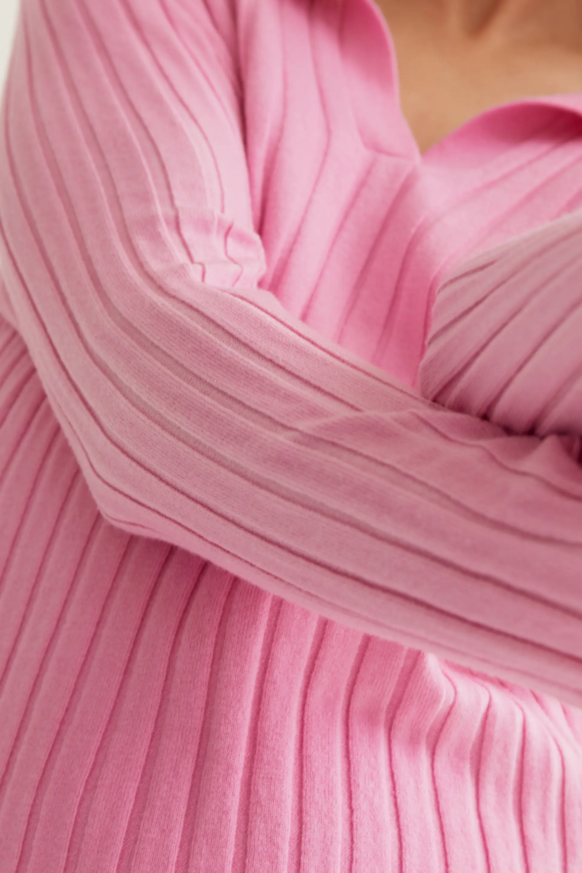 Jersey de punto rosa - Image 4