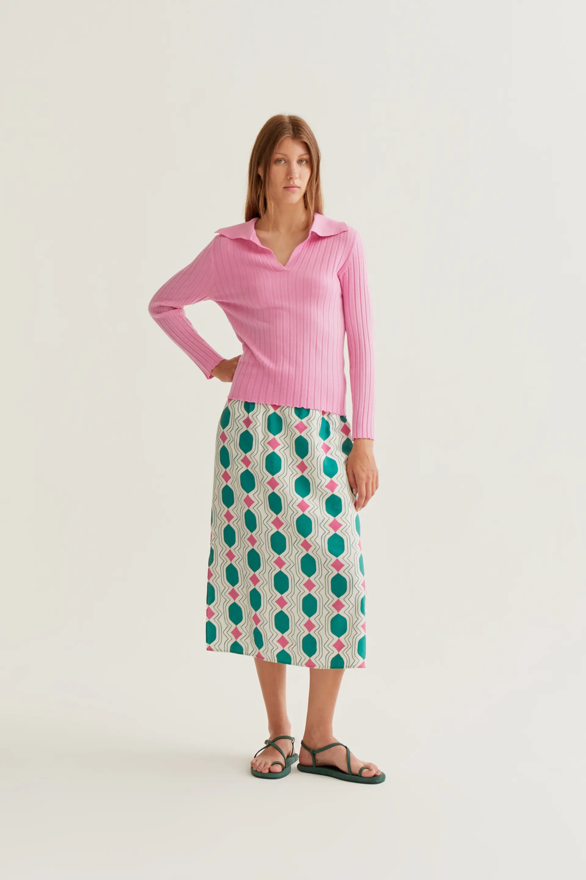 Jersey de punto rosa - Image 5