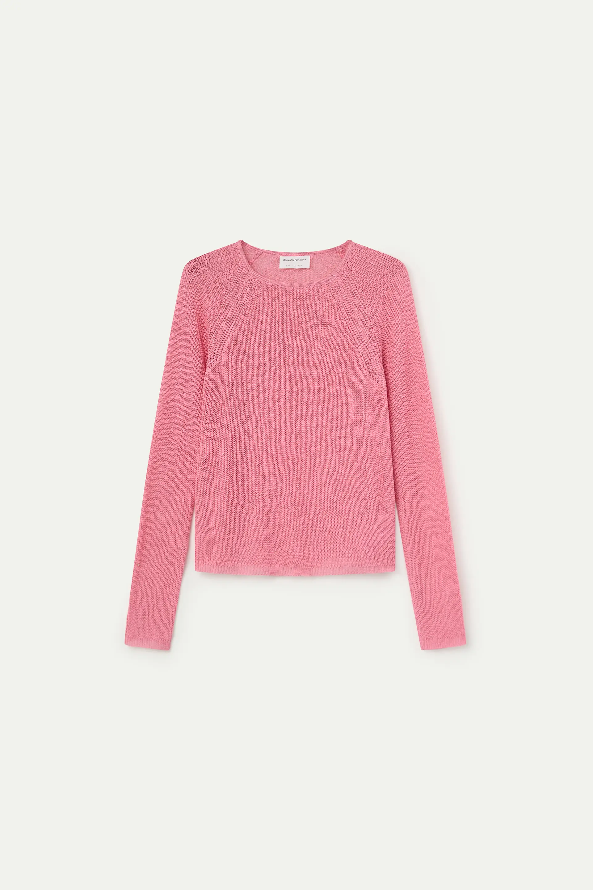 Jersey punto calado rosa - Image 2