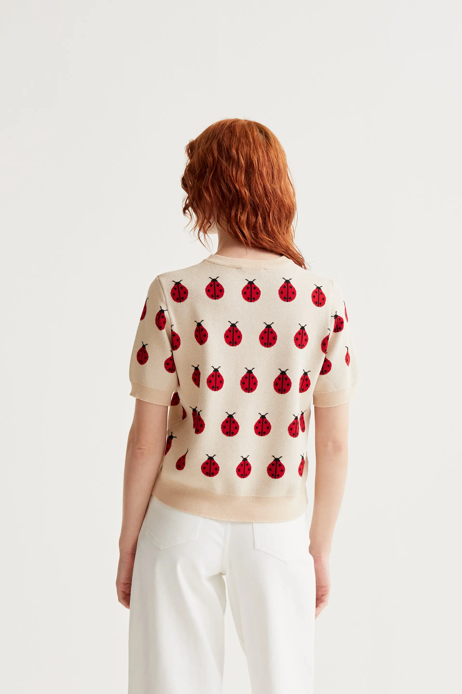 Jersey punto con estampado Red Coccinella - Image 3
