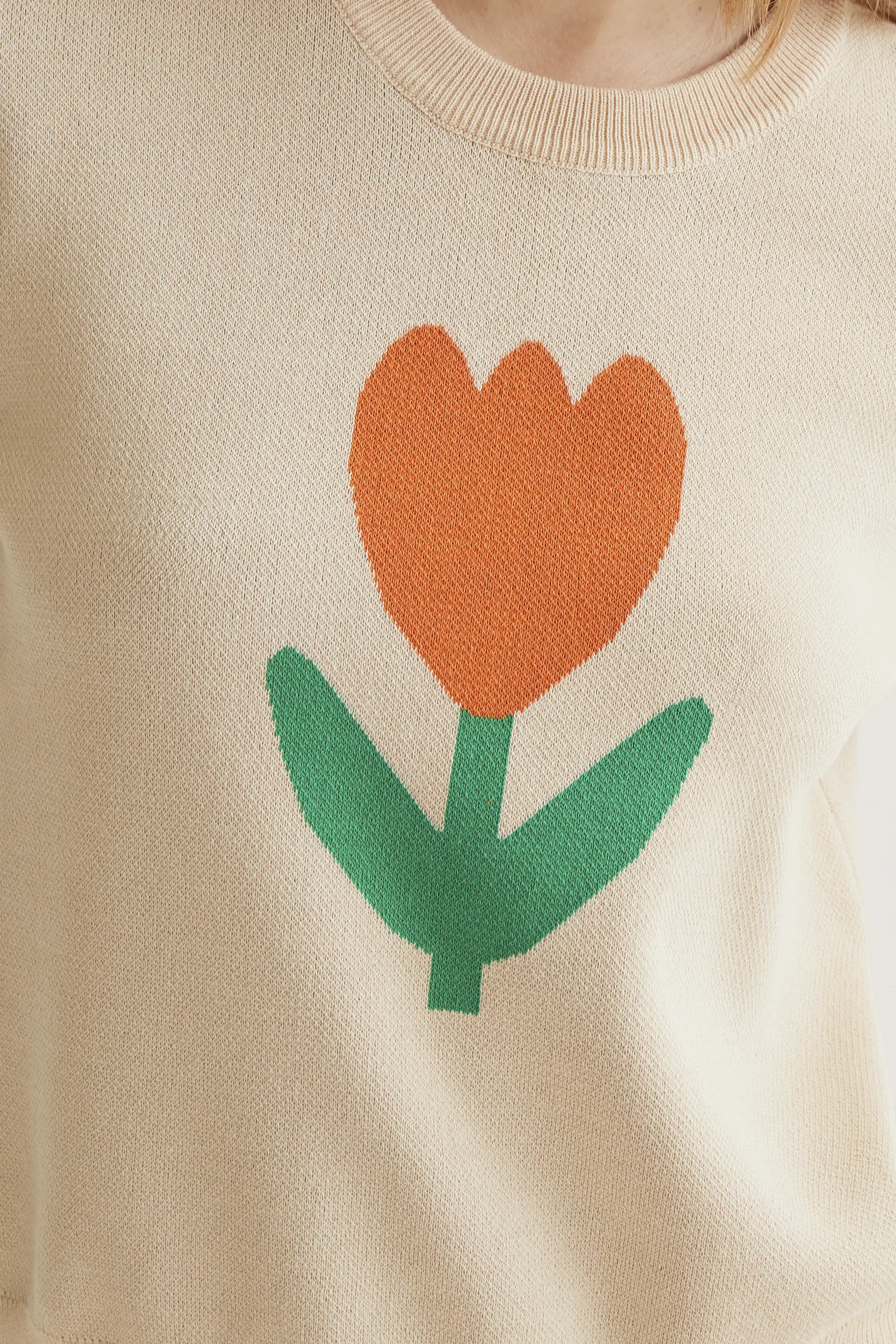 Jersey punto con estampado Tulip Big - Image 4
