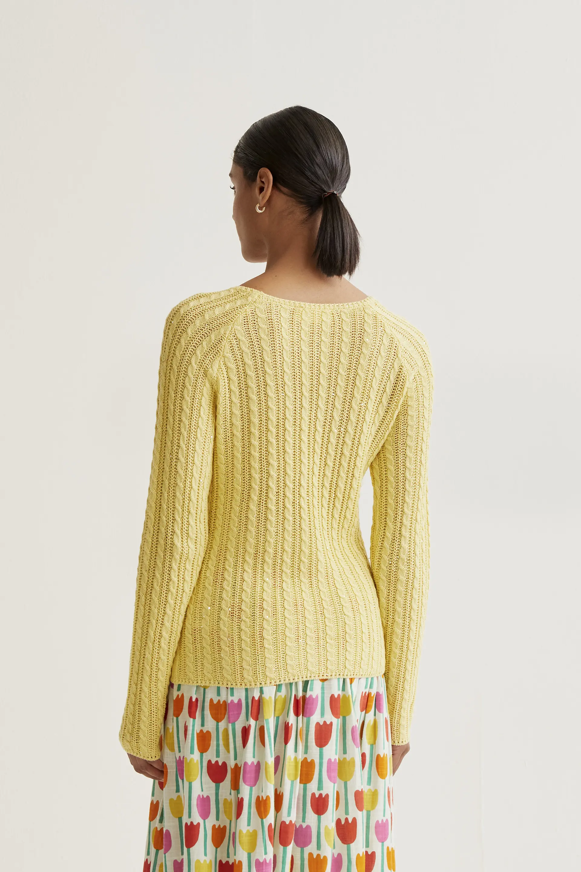 Jersey punto encadenado amarillo - Image 3