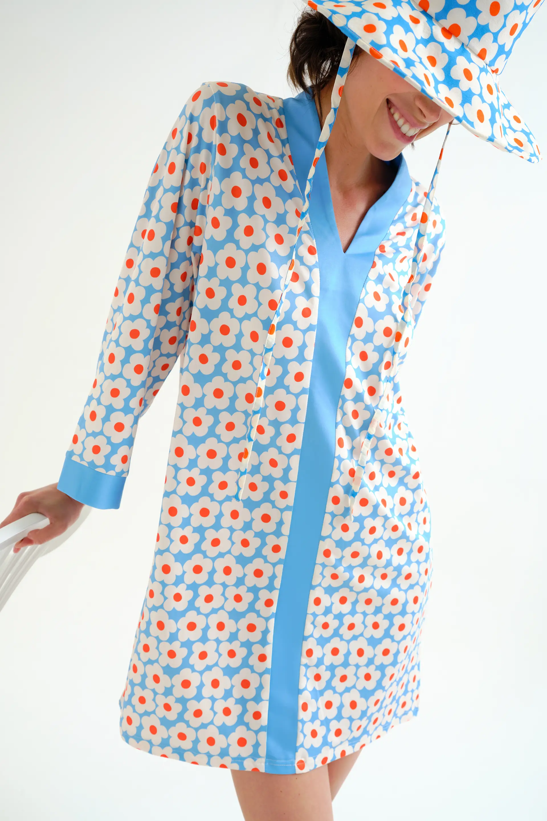 Kaftan corto con estampado Popcorn - Image 5