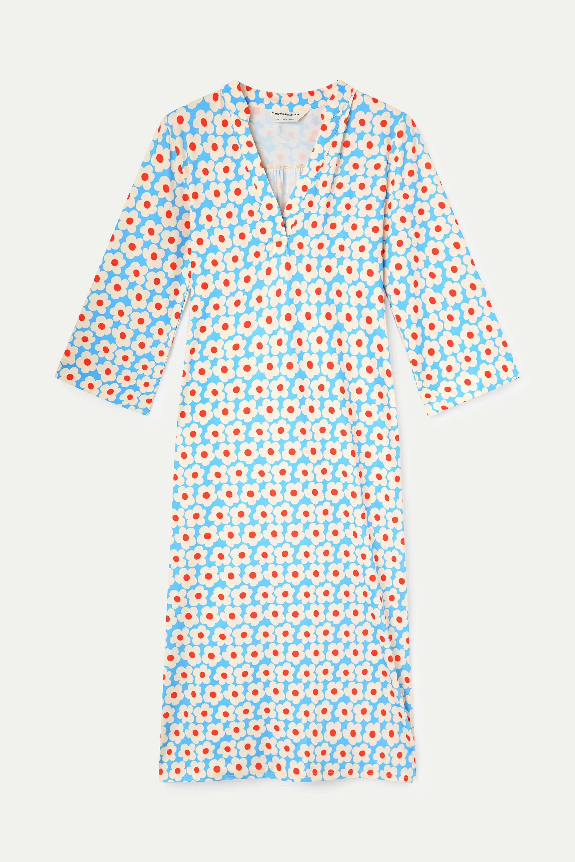 Kaftan largo con estampado Popcorn - Image 2