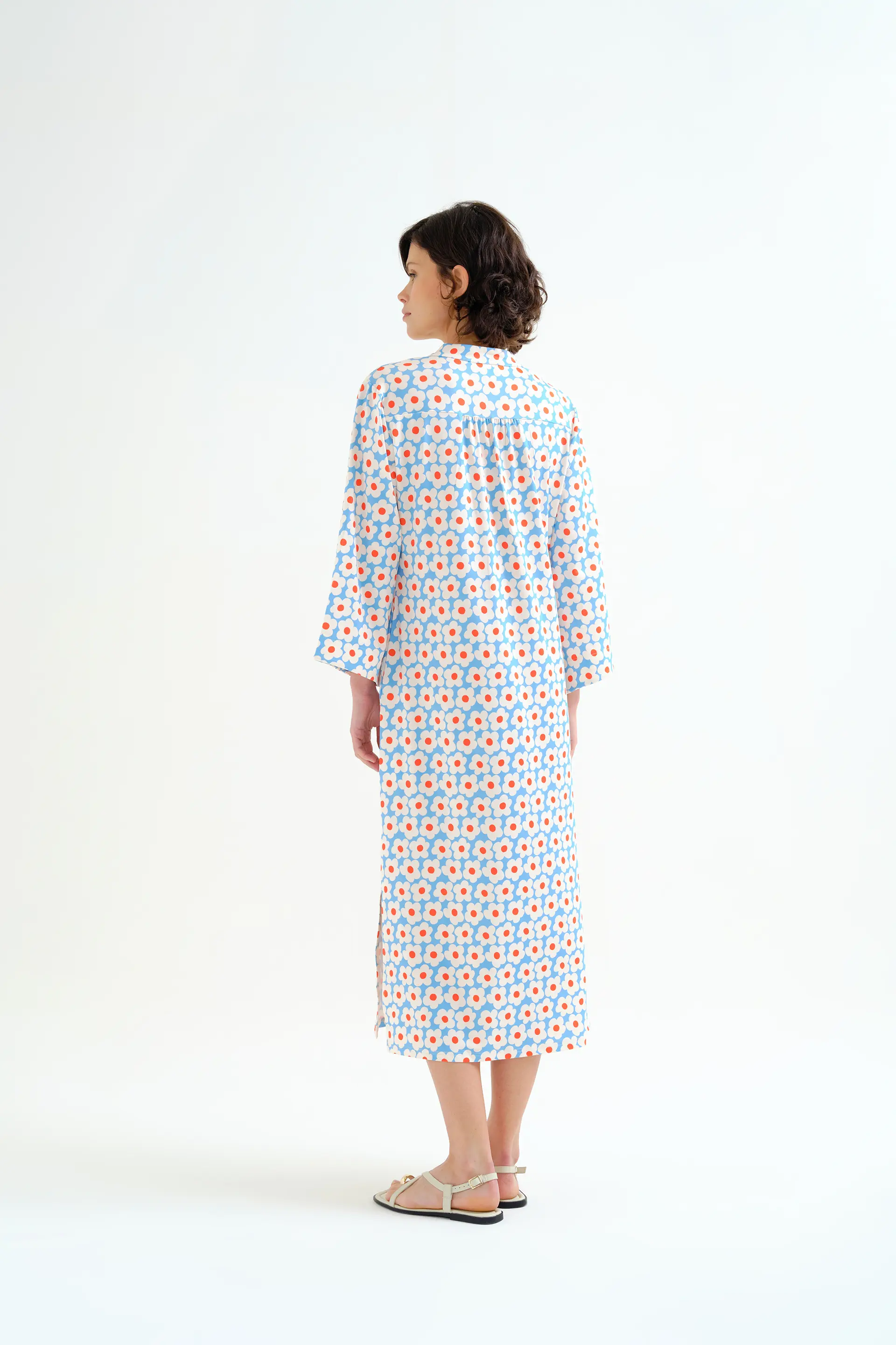 Kaftan largo con estampado Popcorn - Image 3