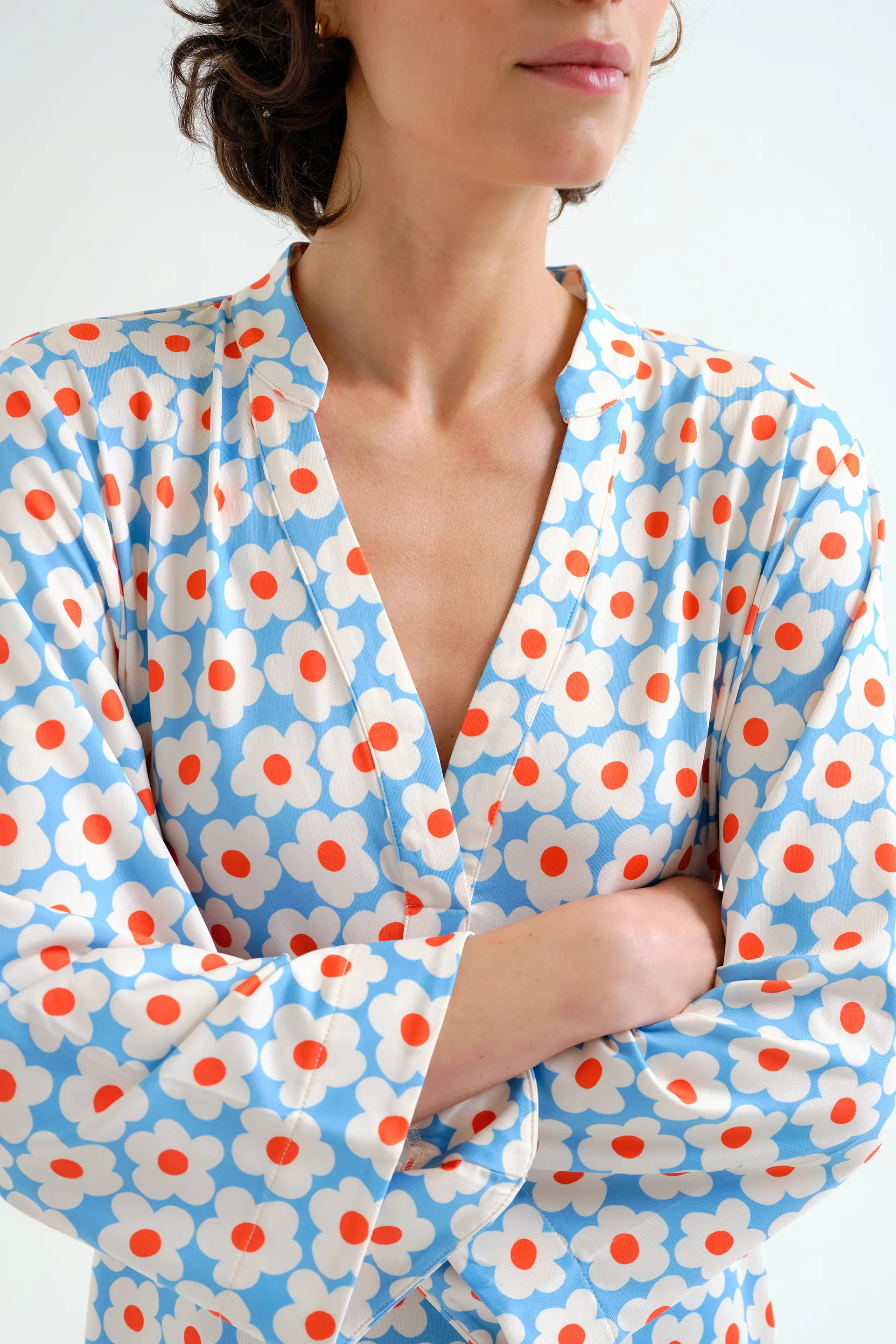 Kaftan largo con estampado Popcorn - Image 4