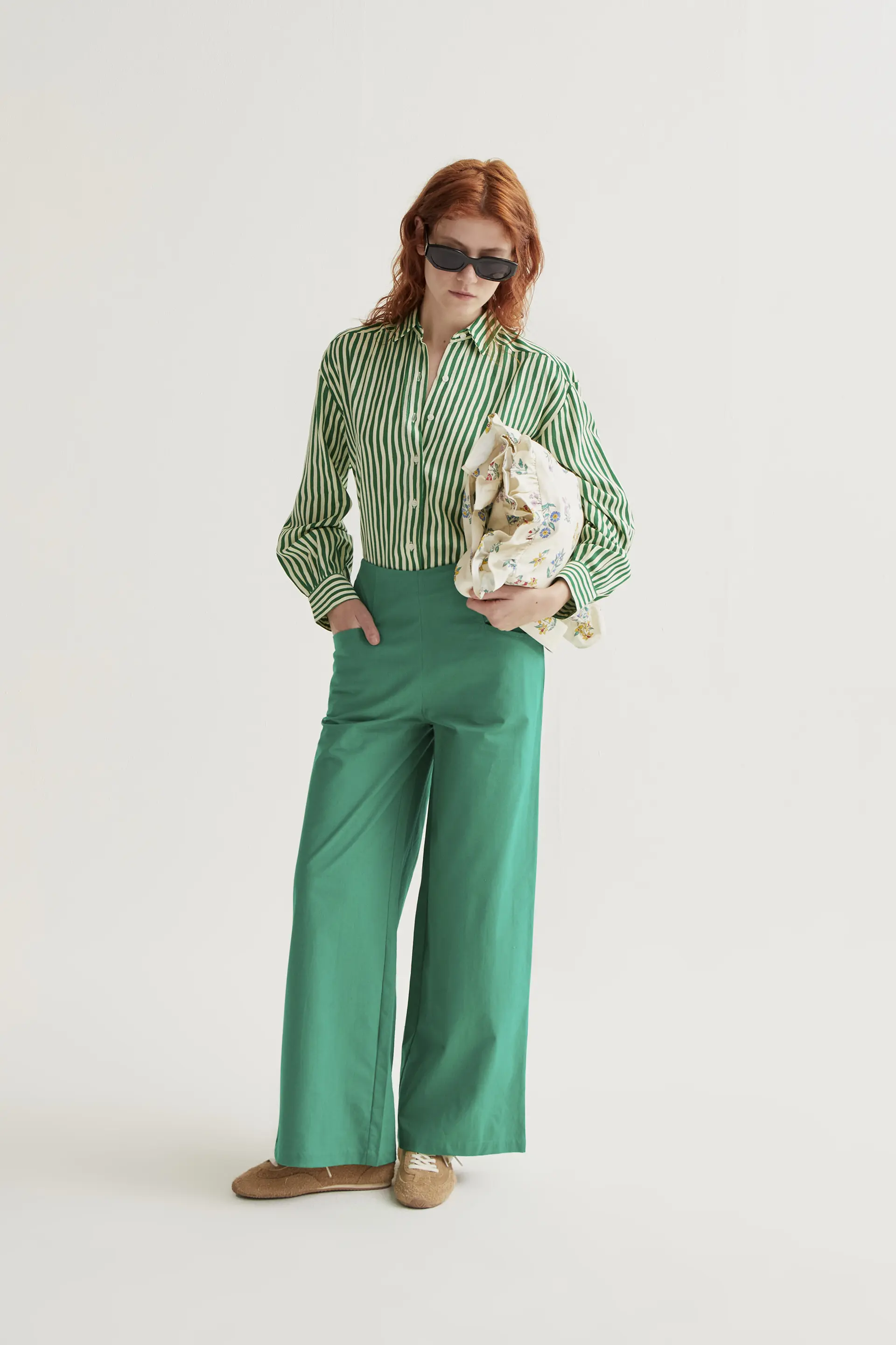 Pantalón 100% algodón verde - Image 5