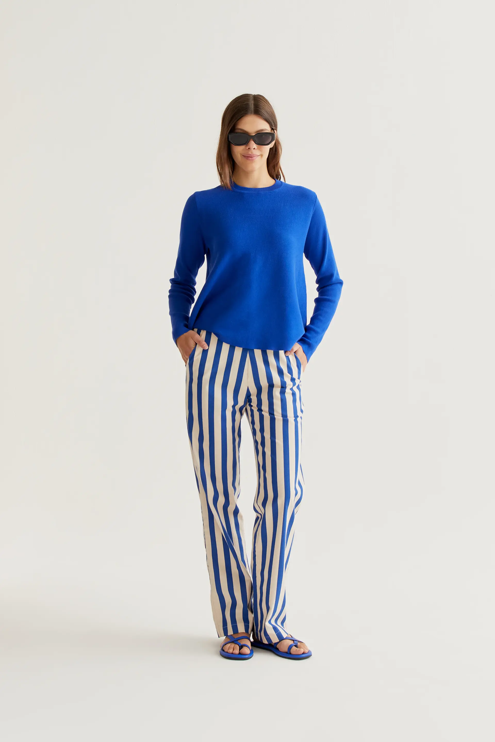 Pantalón con estampado Bamboo Blue - Image 5