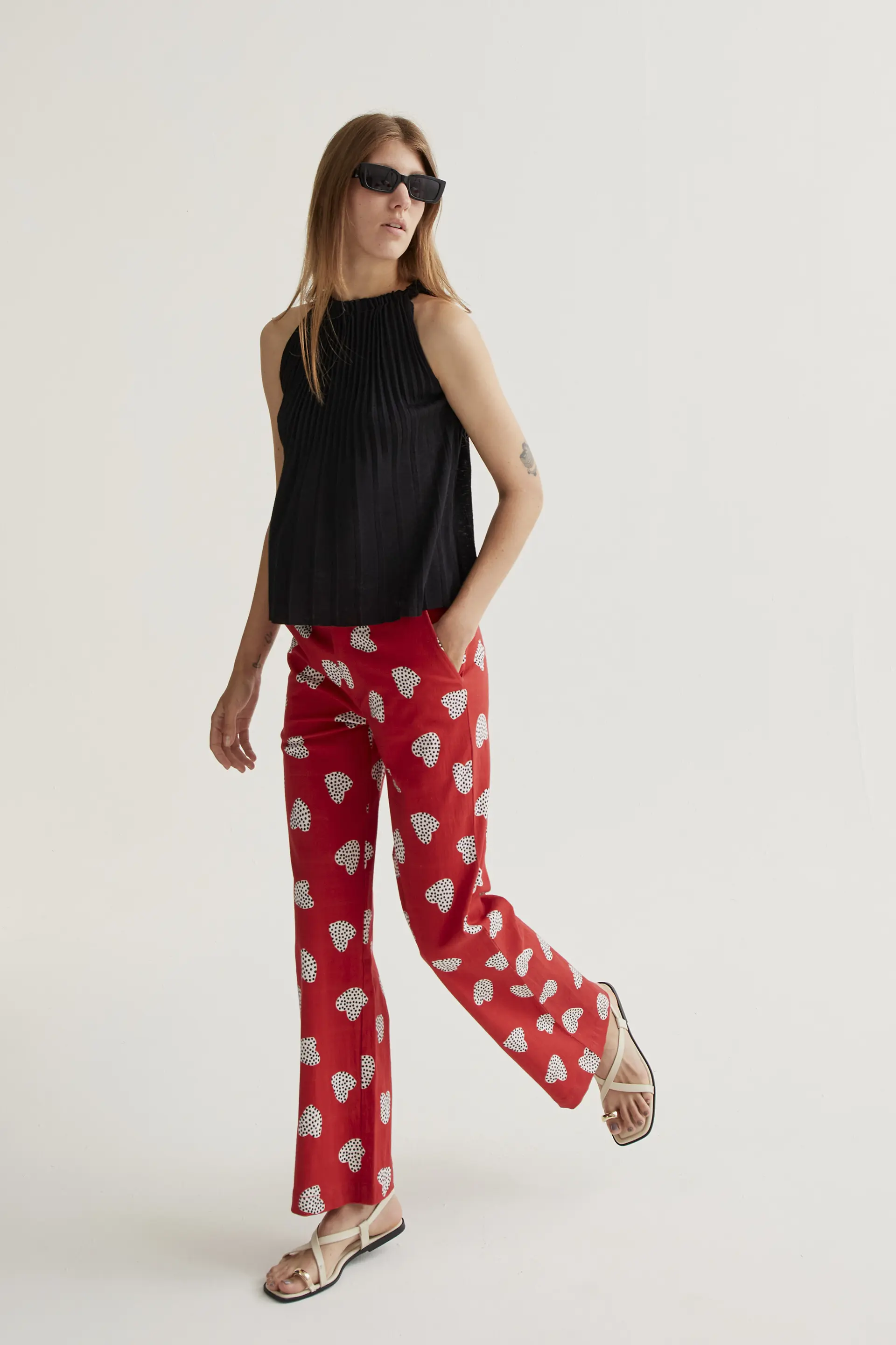 Pantalón con estampado Harmony Red - Image 6