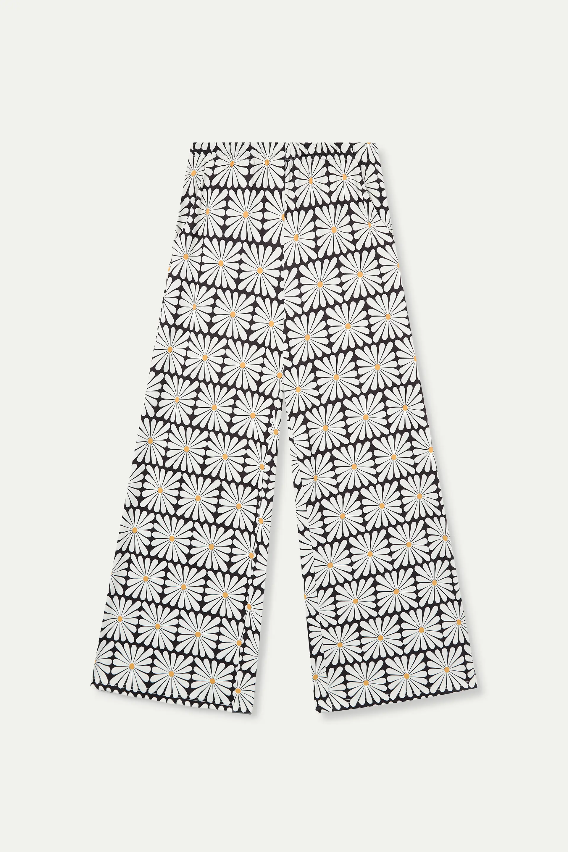 Pantalón con estampado Olive Flower Black - Image 2
