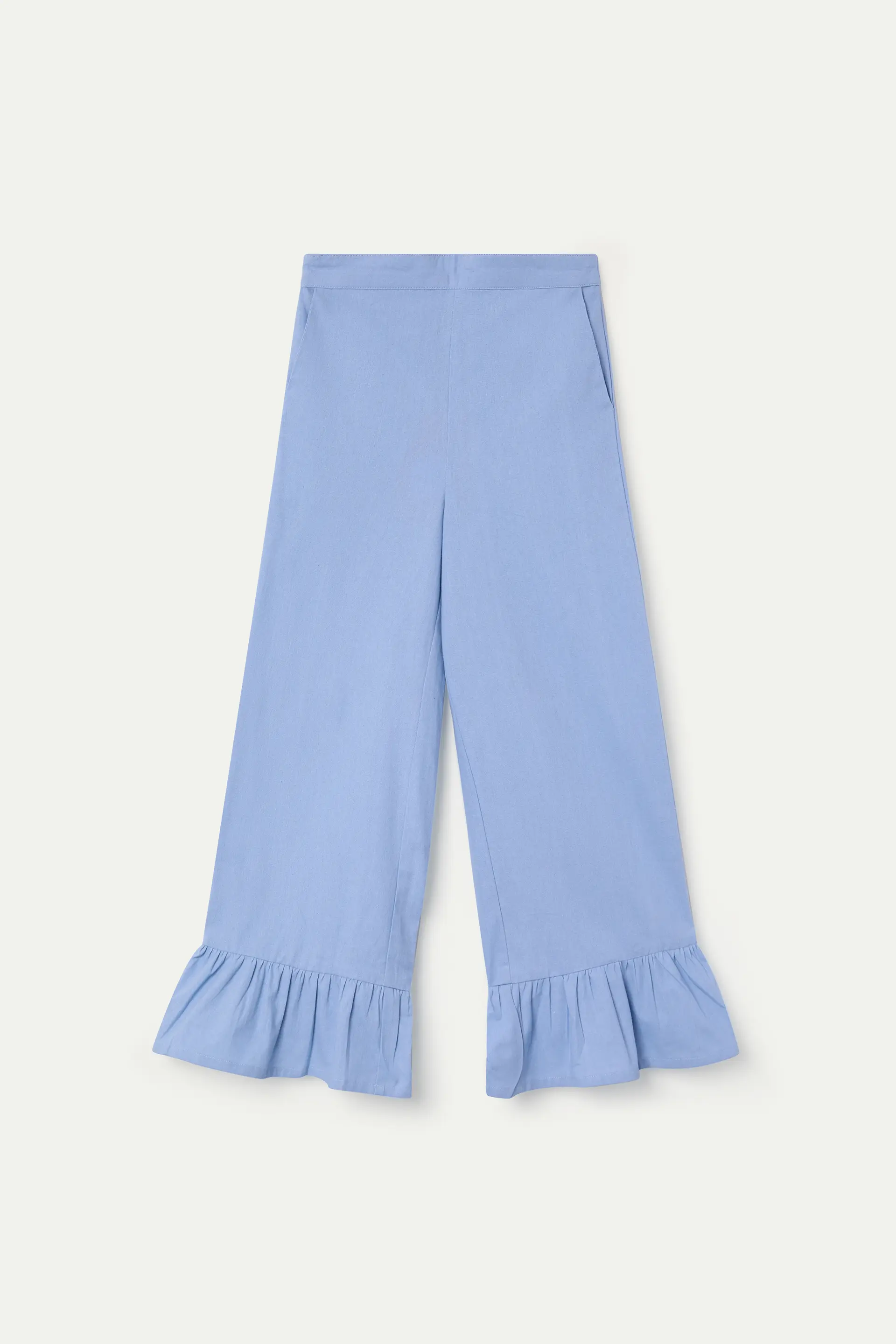 Pantalón de niña 100% algodón azul - Image 2