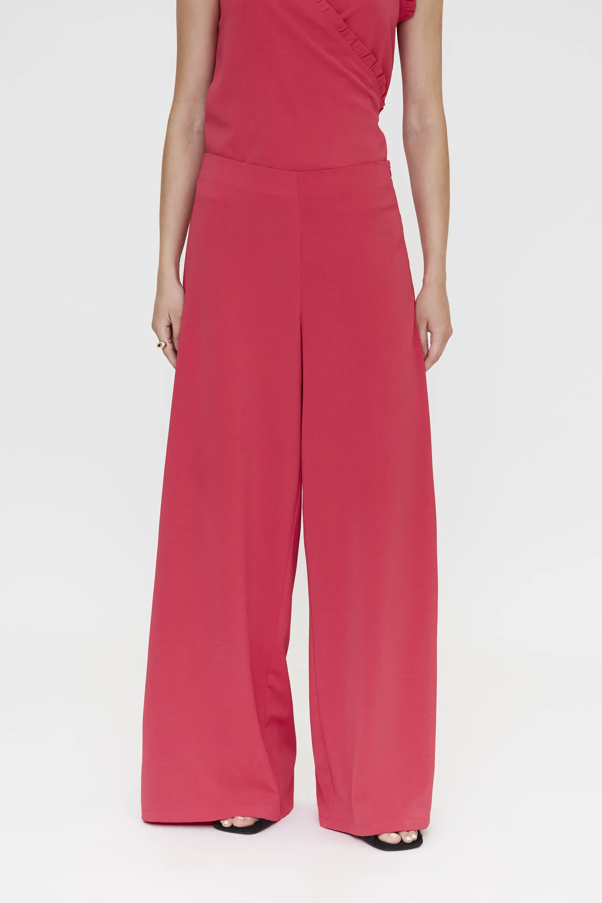 Pantalón fluído fucsia