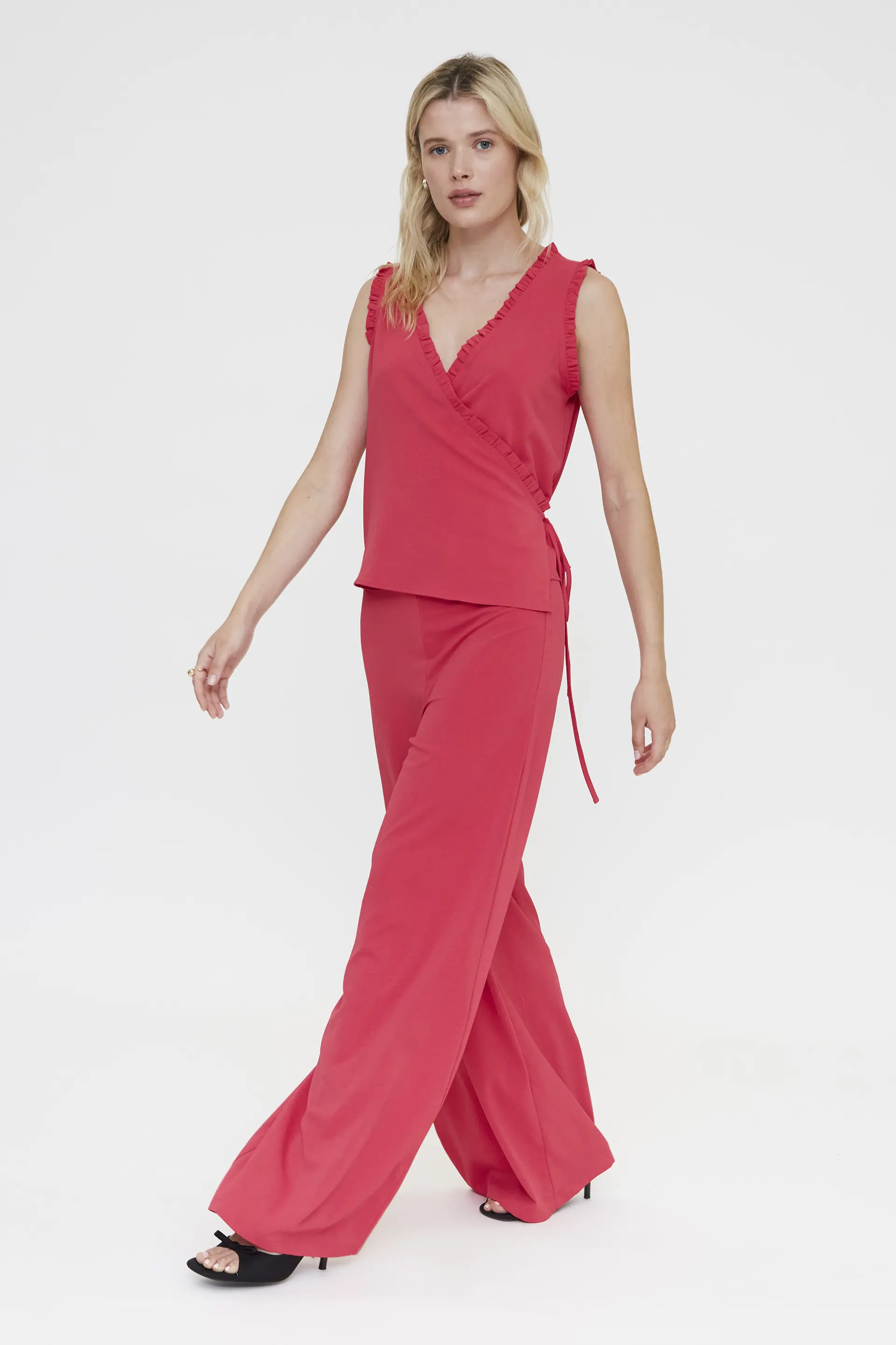 Pantalón fluído fucsia - Image 5