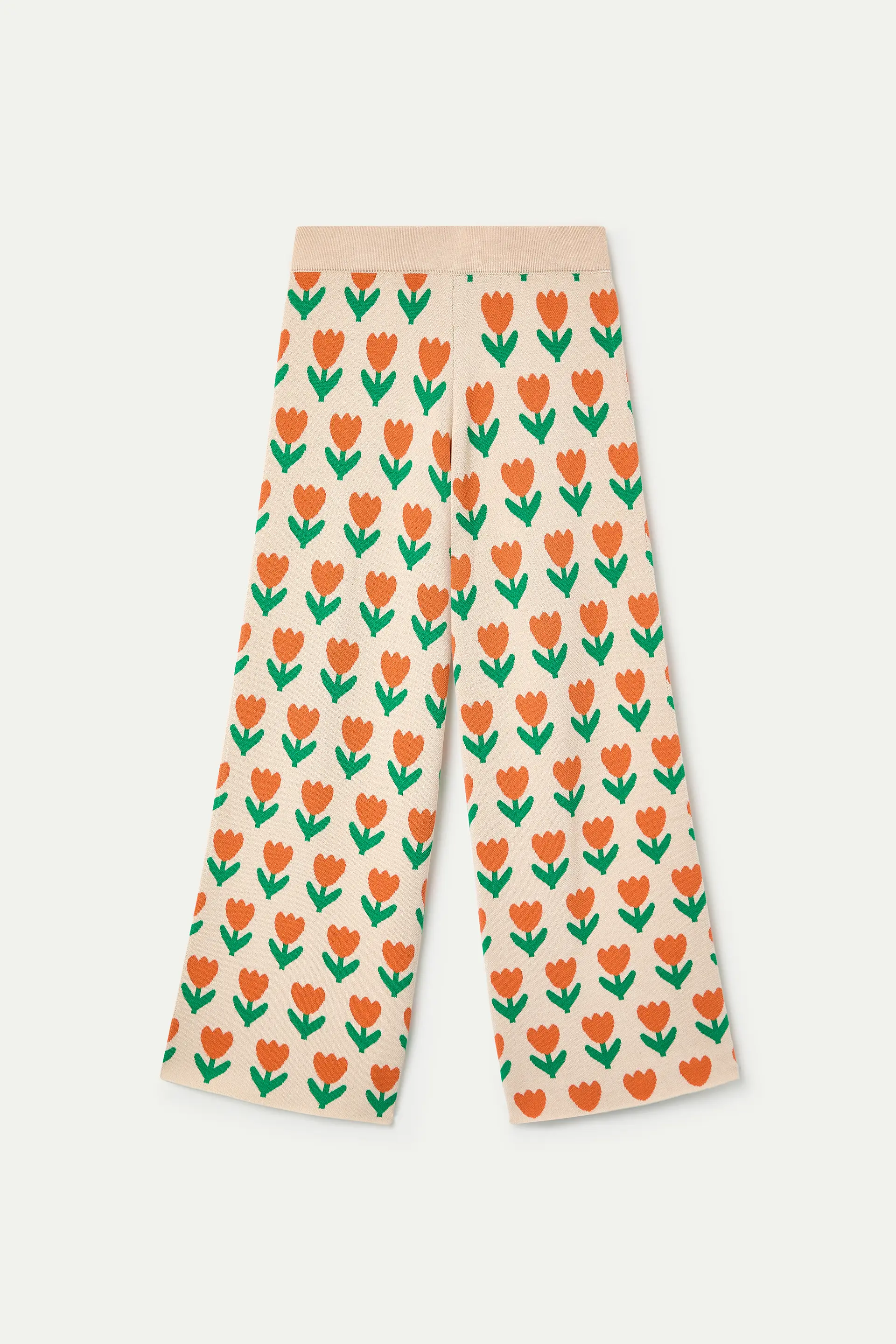 Pantalón punto con estampado Orange Tulip - Image 2