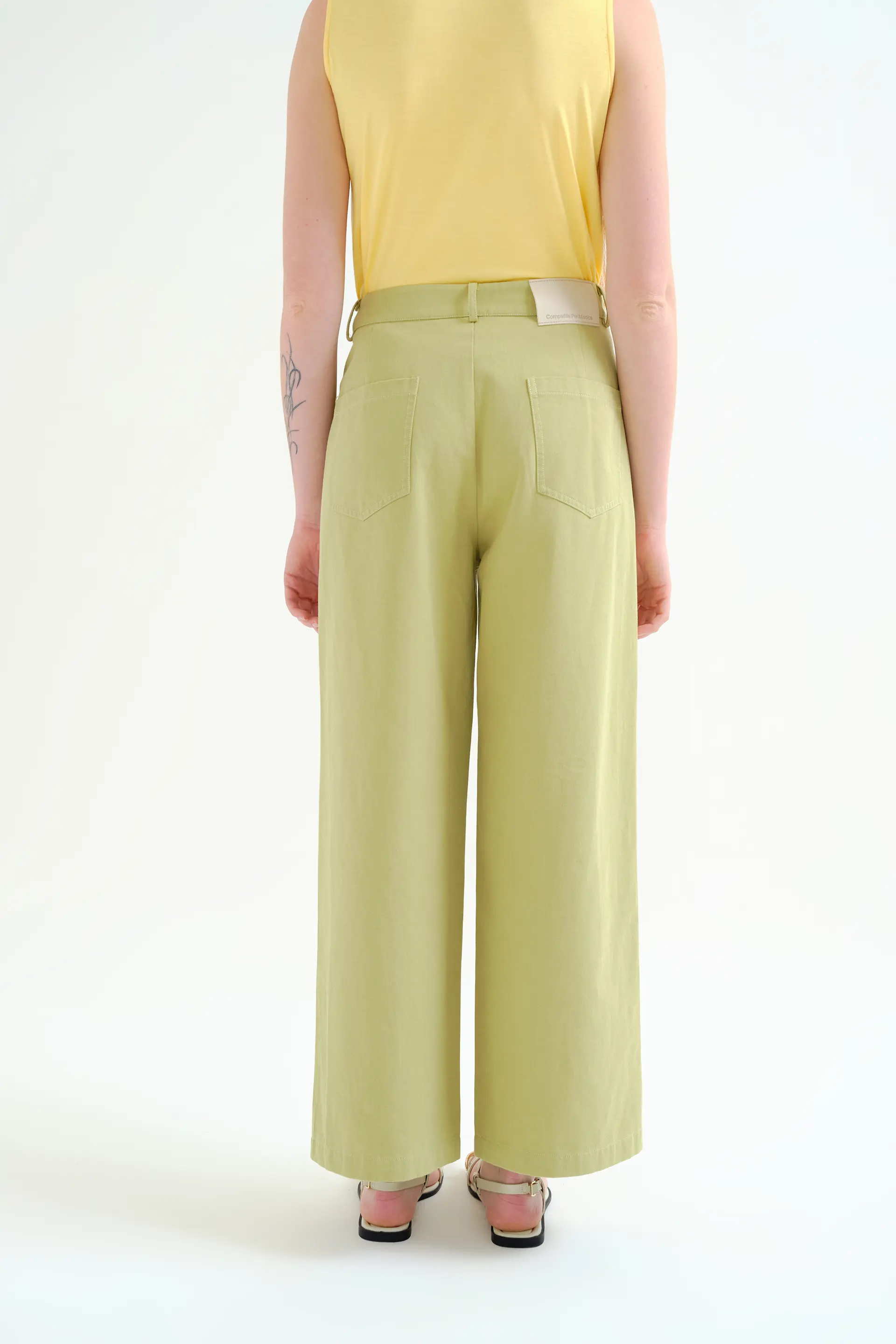 Pantalón verde 100% algodón - Image 3