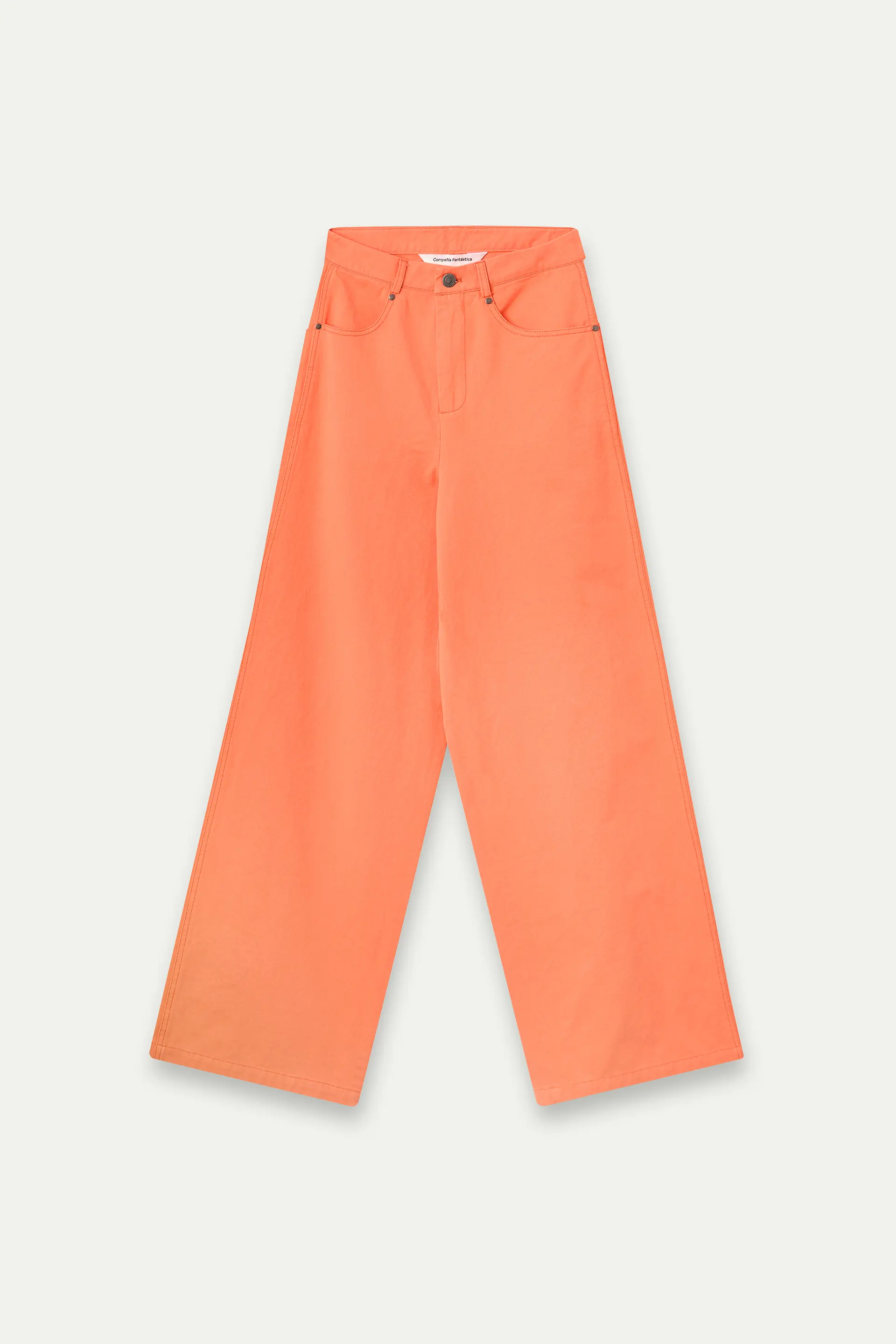 Pantalón wide leg naranja - Image 2