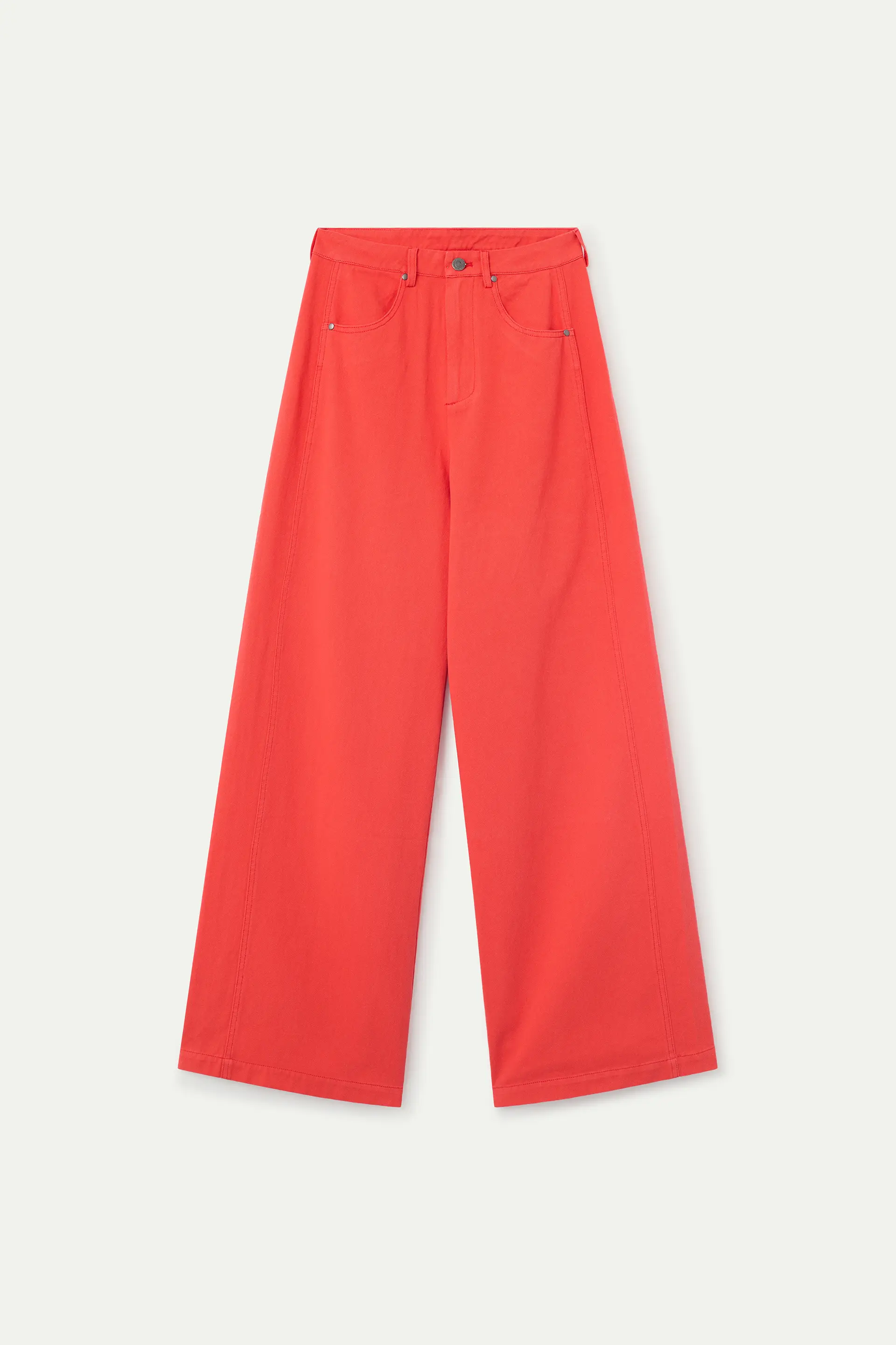 Pantalón wide leg rojo - Image 2
