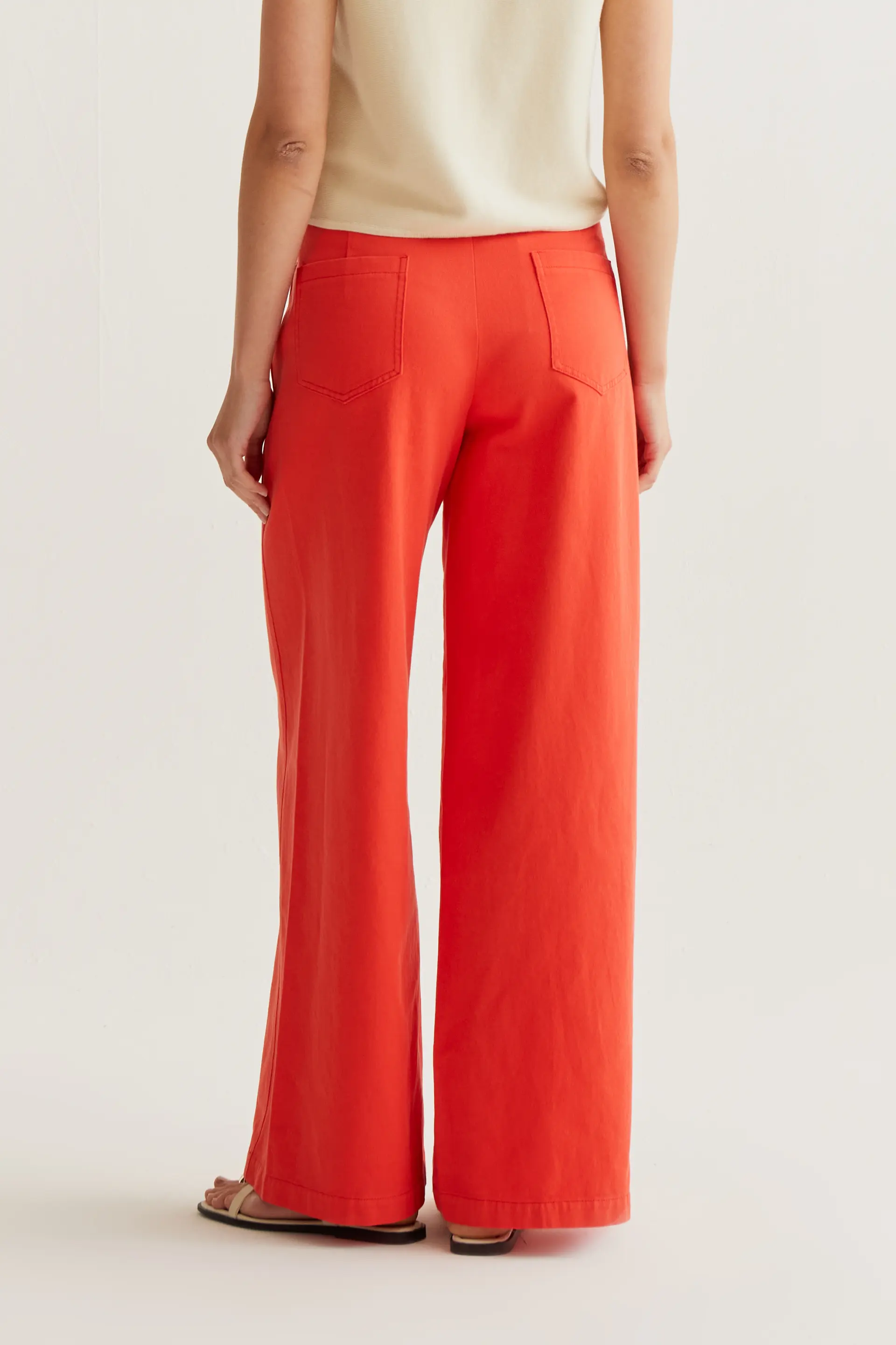 Pantalón wide leg rojo - Image 3