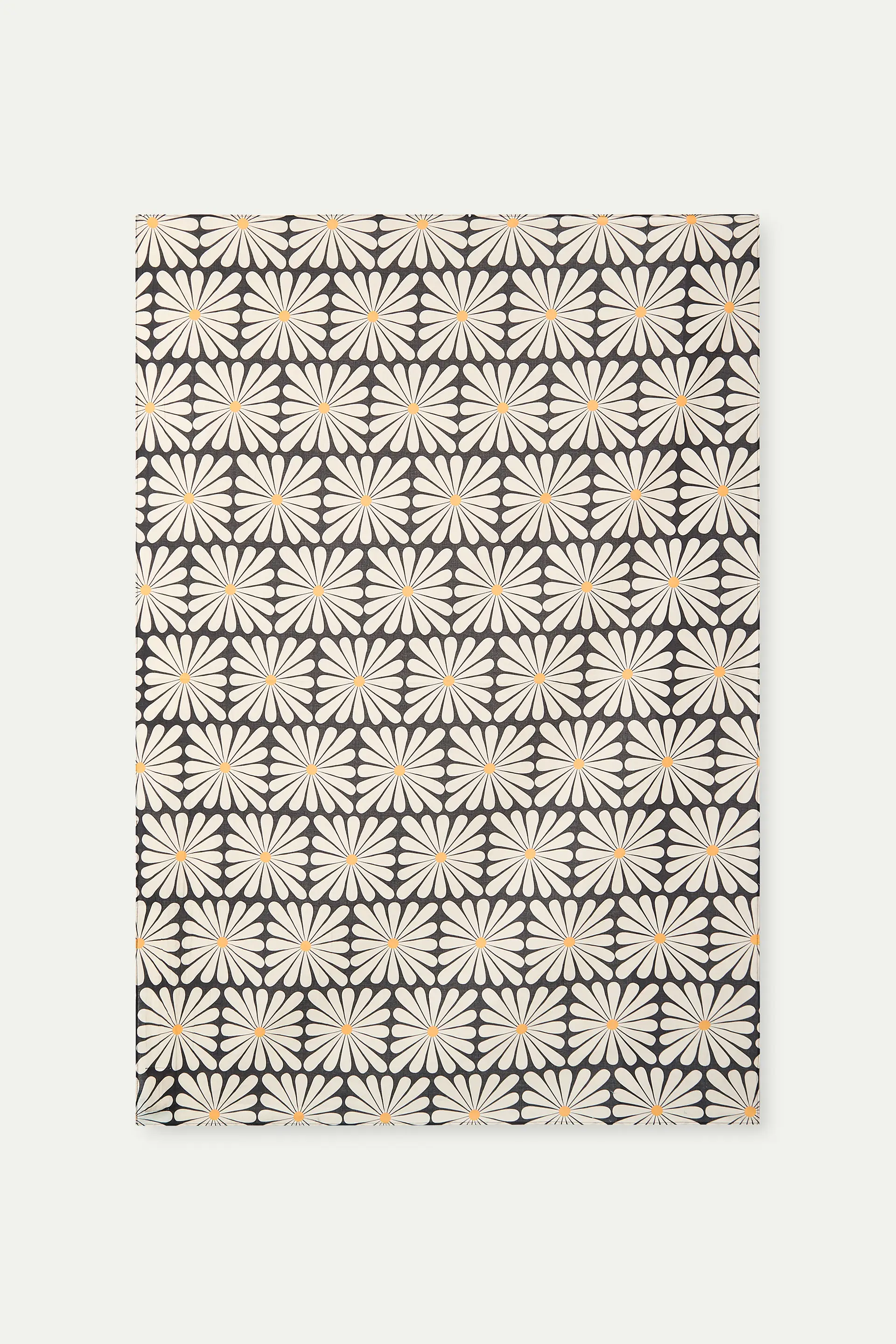 Pareo con estampado Olive Flower Black