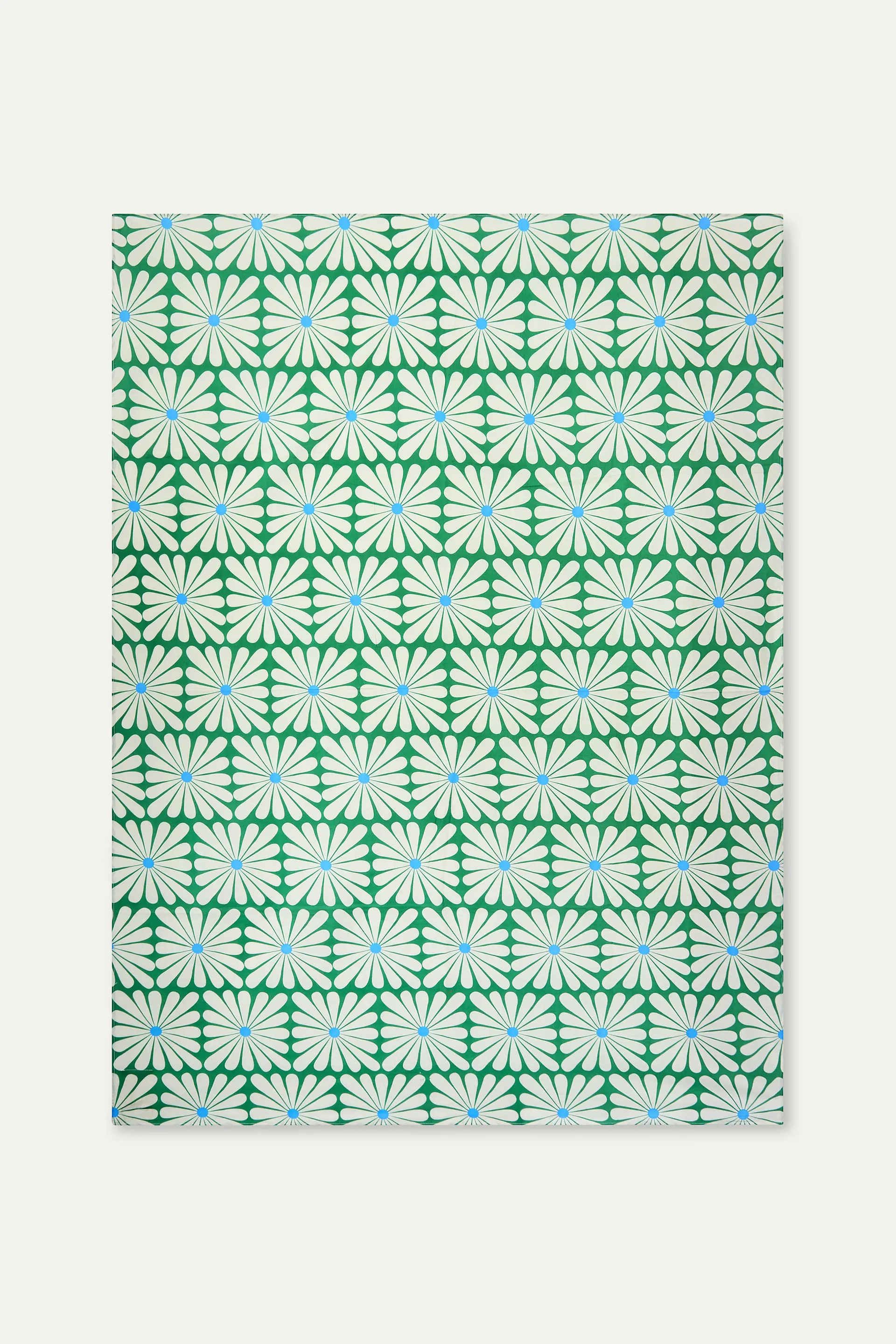 Pareo con estampado Olive Flower Green - Image 2