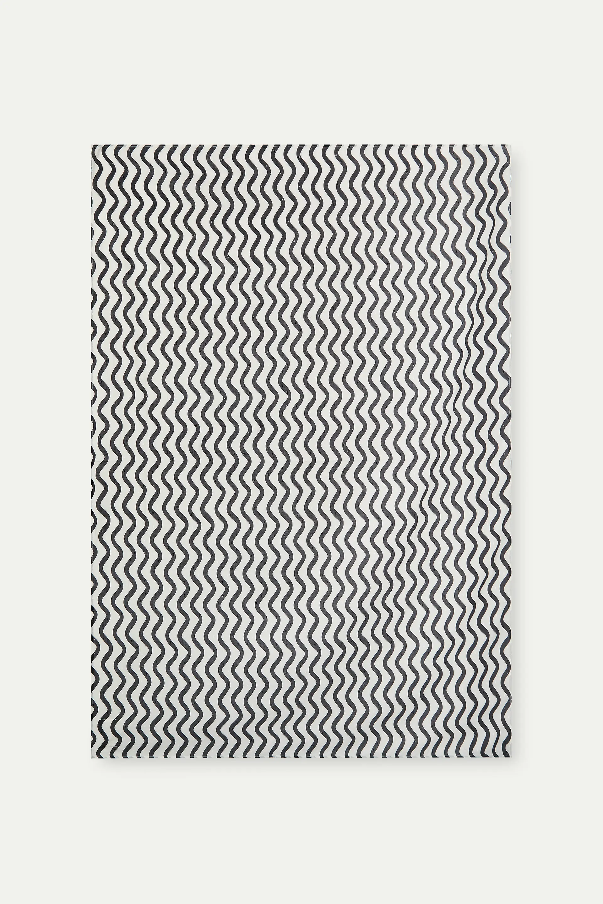 Pareo con estampado Wave Black & White - Image 2