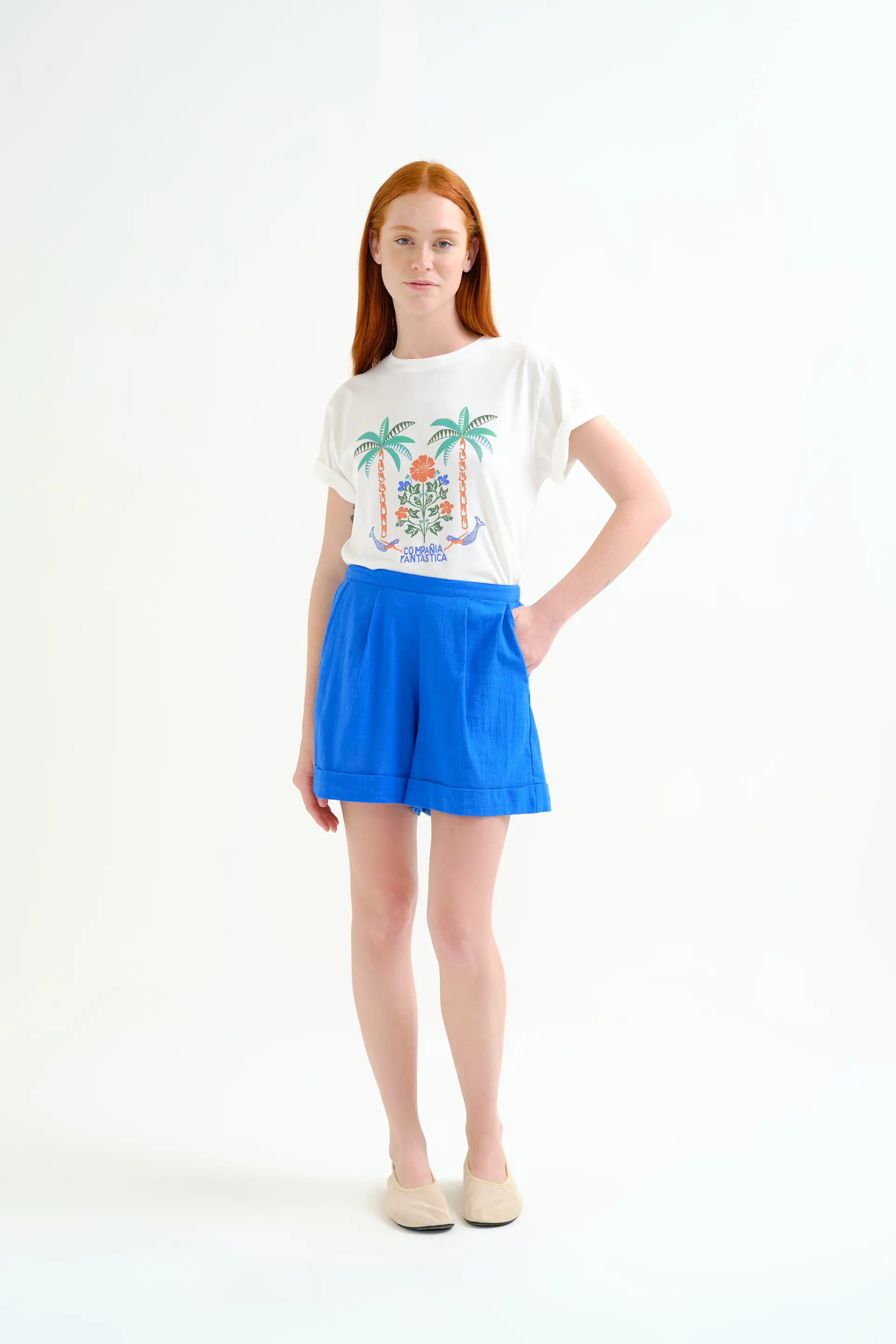 Shorts 100% algodón azul marino - Image 5