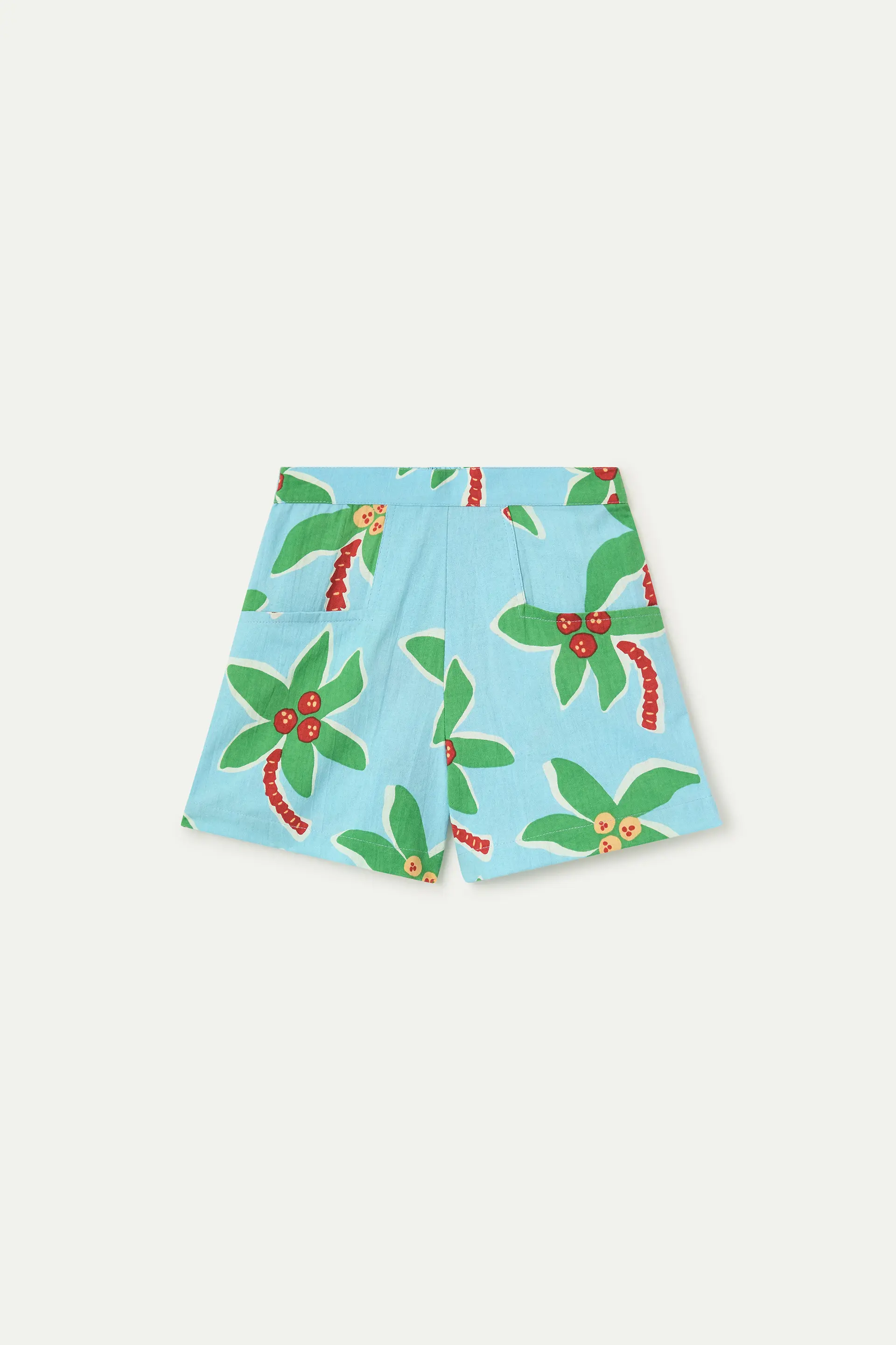 Shorts de niña 100% algodón con estampado Cocotero Small - Image 2